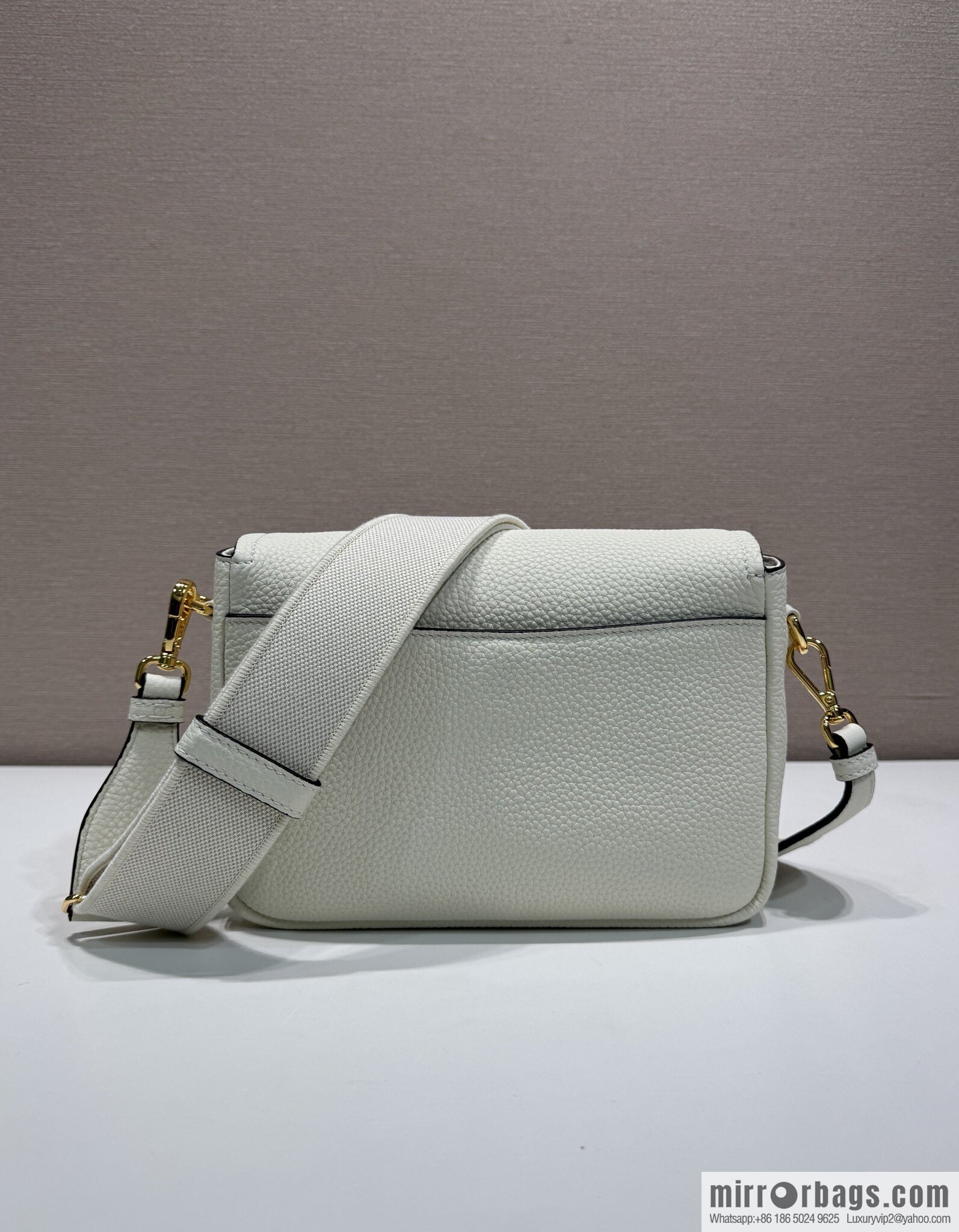 PRADA 🎉 new shoulder strap 🎉 1BD314-1 🎉 white