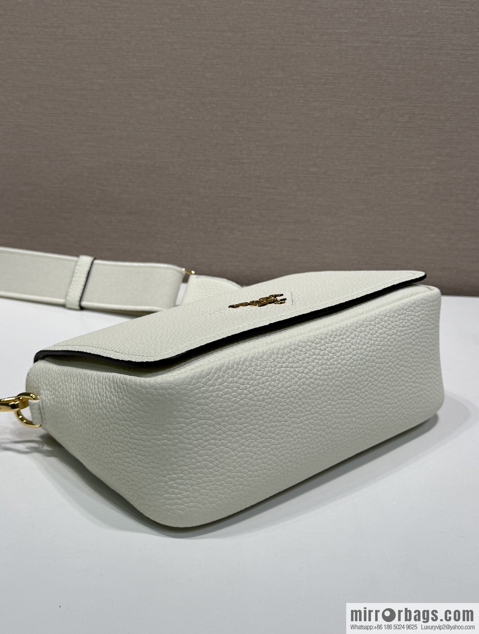 PRADA 🎉 new shoulder strap 🎉 1BD314-1 🎉 white