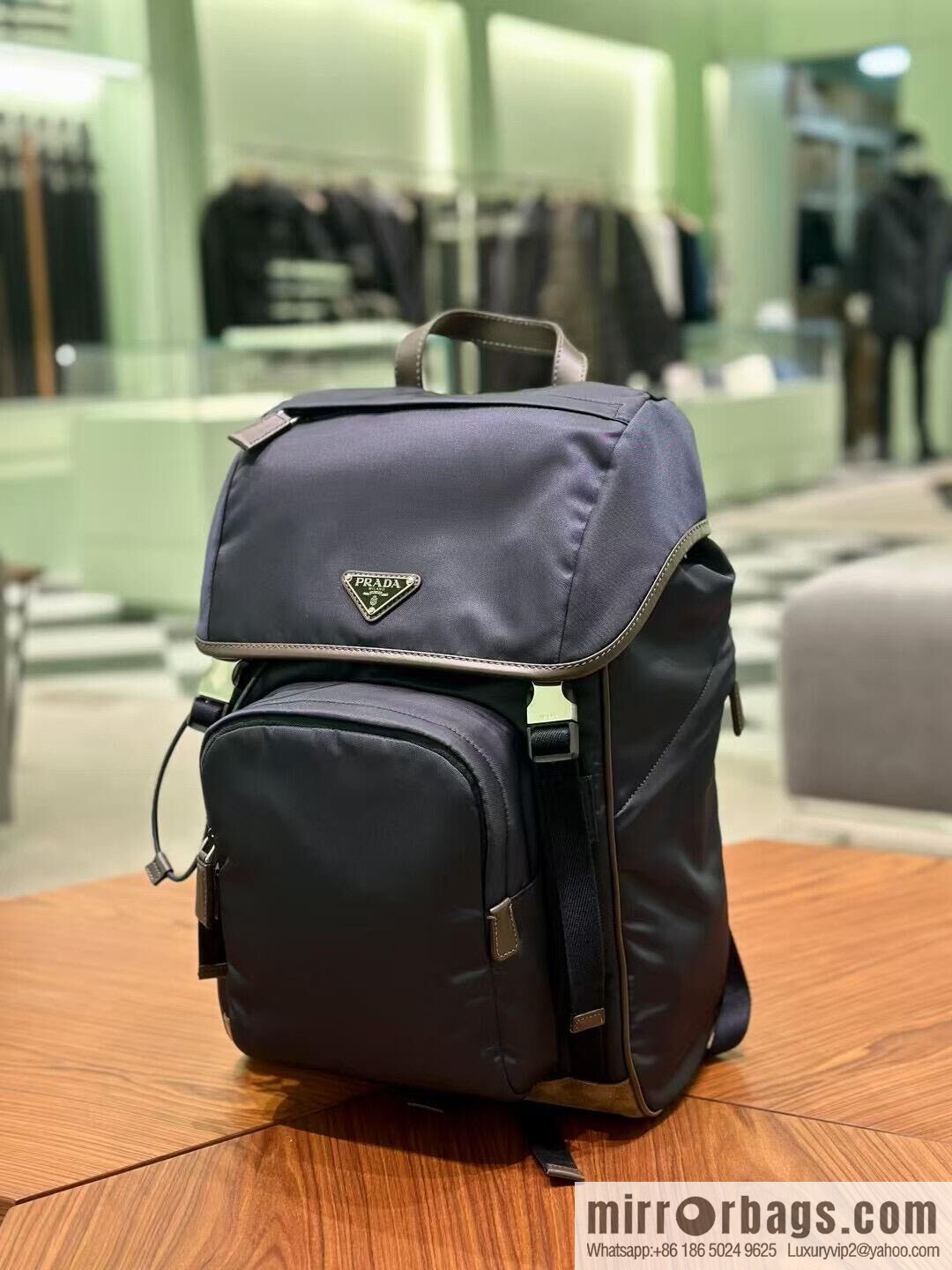 PRADA 🎉 new backpack 🎉 2VZ135A new 🎉🎉 blue