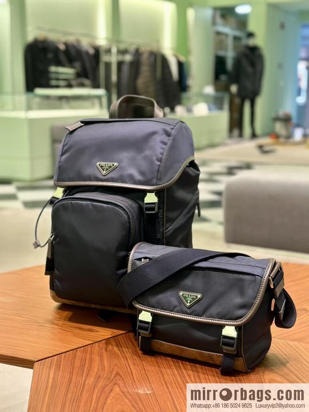 PRADA 🎉 new backpack 🎉 2VZ135A new 🎉🎉 blue