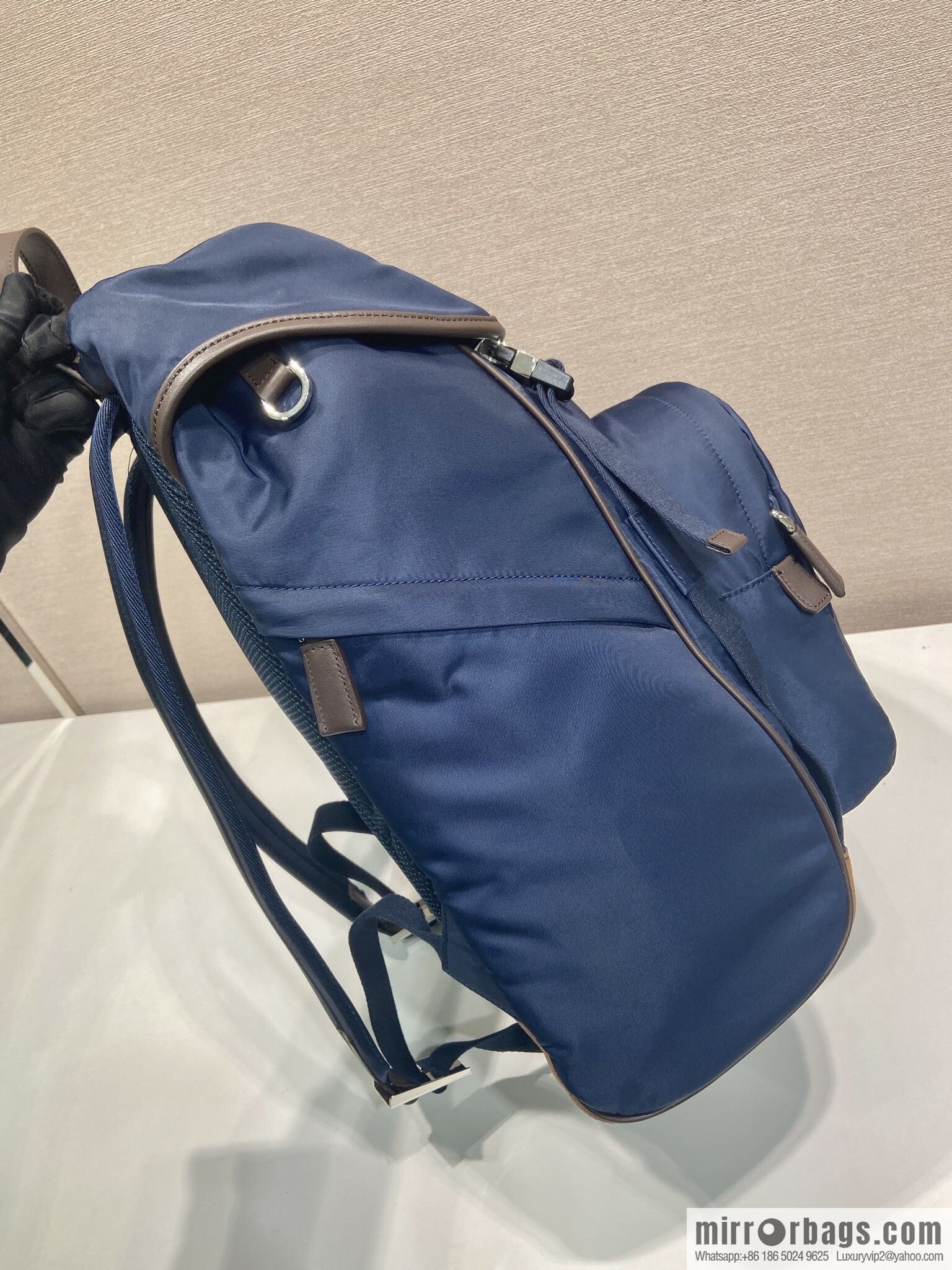 PRADA 🎉 new backpack 🎉 2VZ135A new 🎉🎉 blue