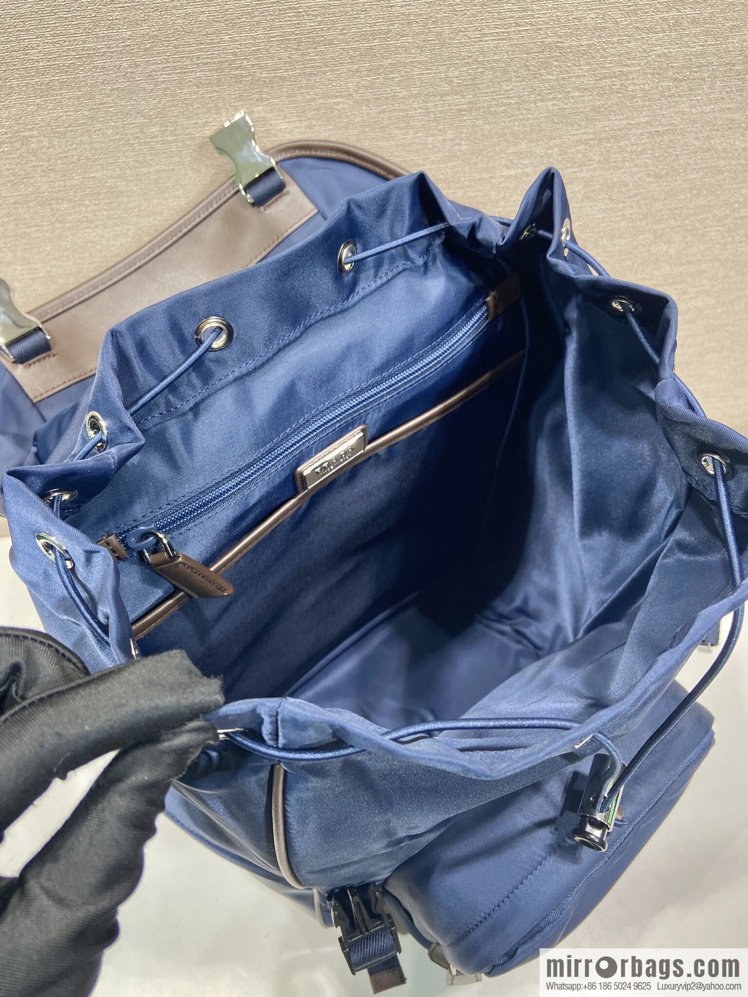 PRADA 🎉 new backpack 🎉 2VZ135A new 🎉🎉 blue