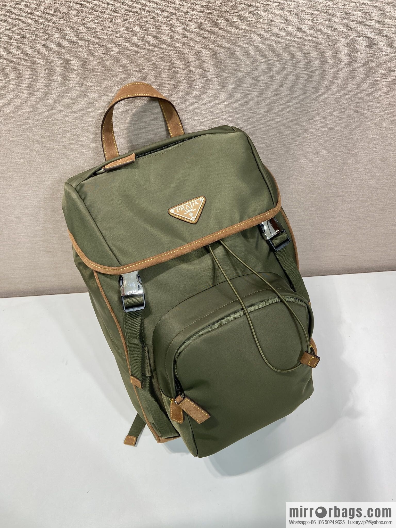 PRADA 🎉 new shoulder strap 🎉 2VZ135 new color 🎉🎉 army green