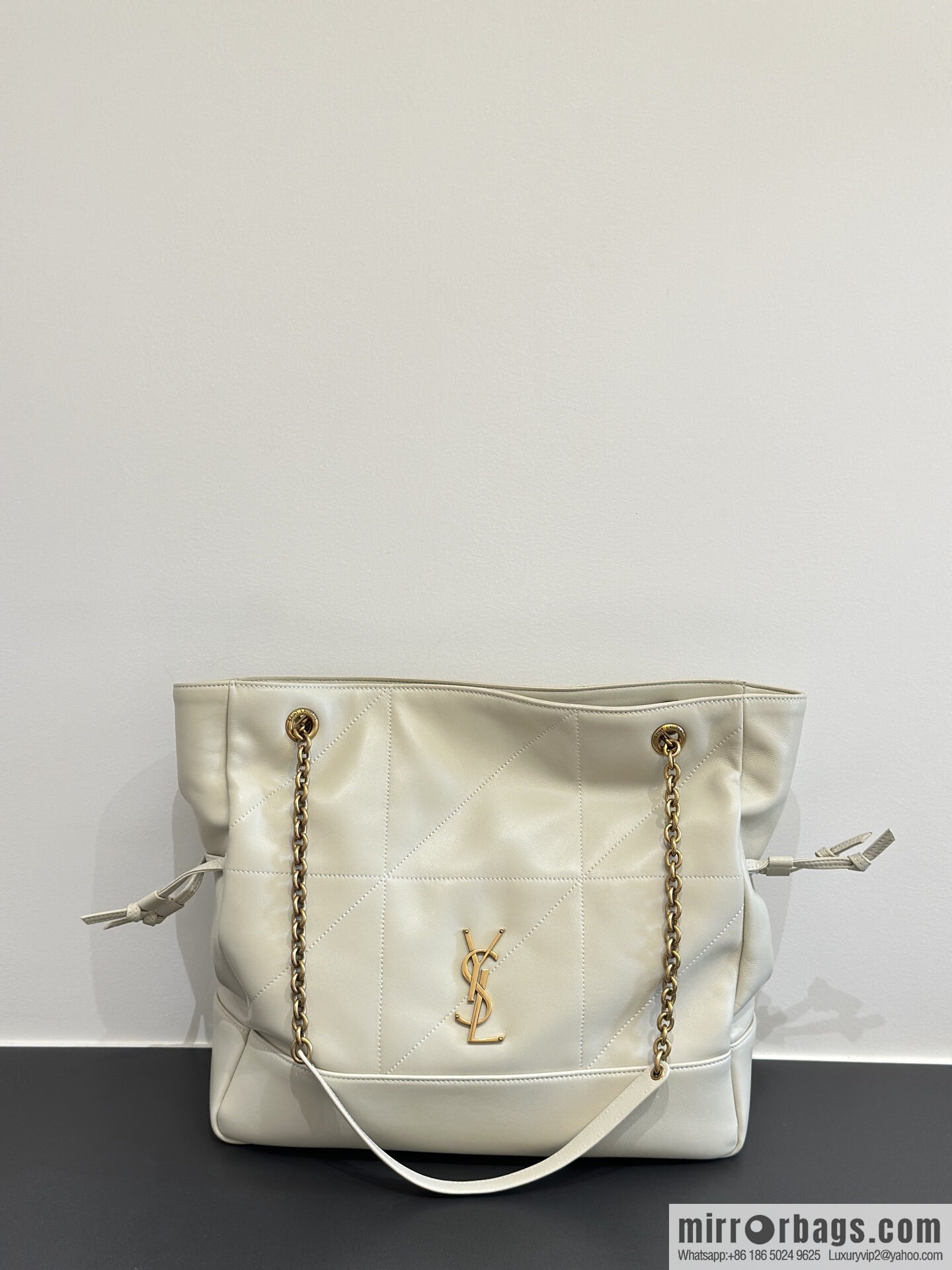 YSL ๐๐ฎ๐บ๐ถ๐ฒ ๐ฐ.๐ฏ large ๐ฃ๐ข๐๐๐ข๐ก_ lucky bag bucket bag 809824 white