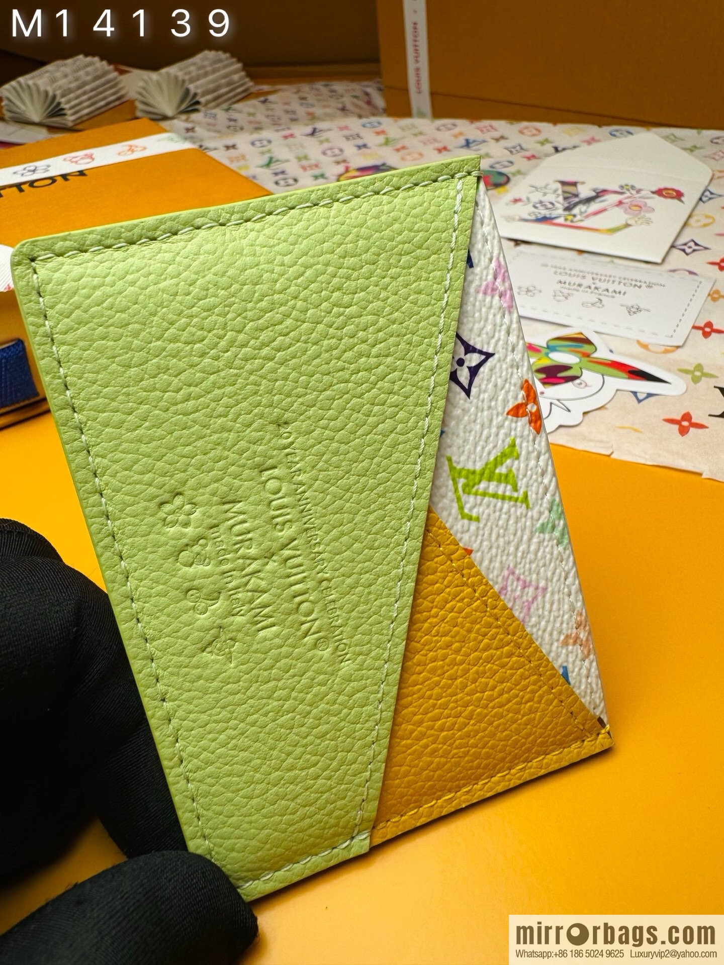 LV M14139 LV x TM Cris-Cross Card Holder