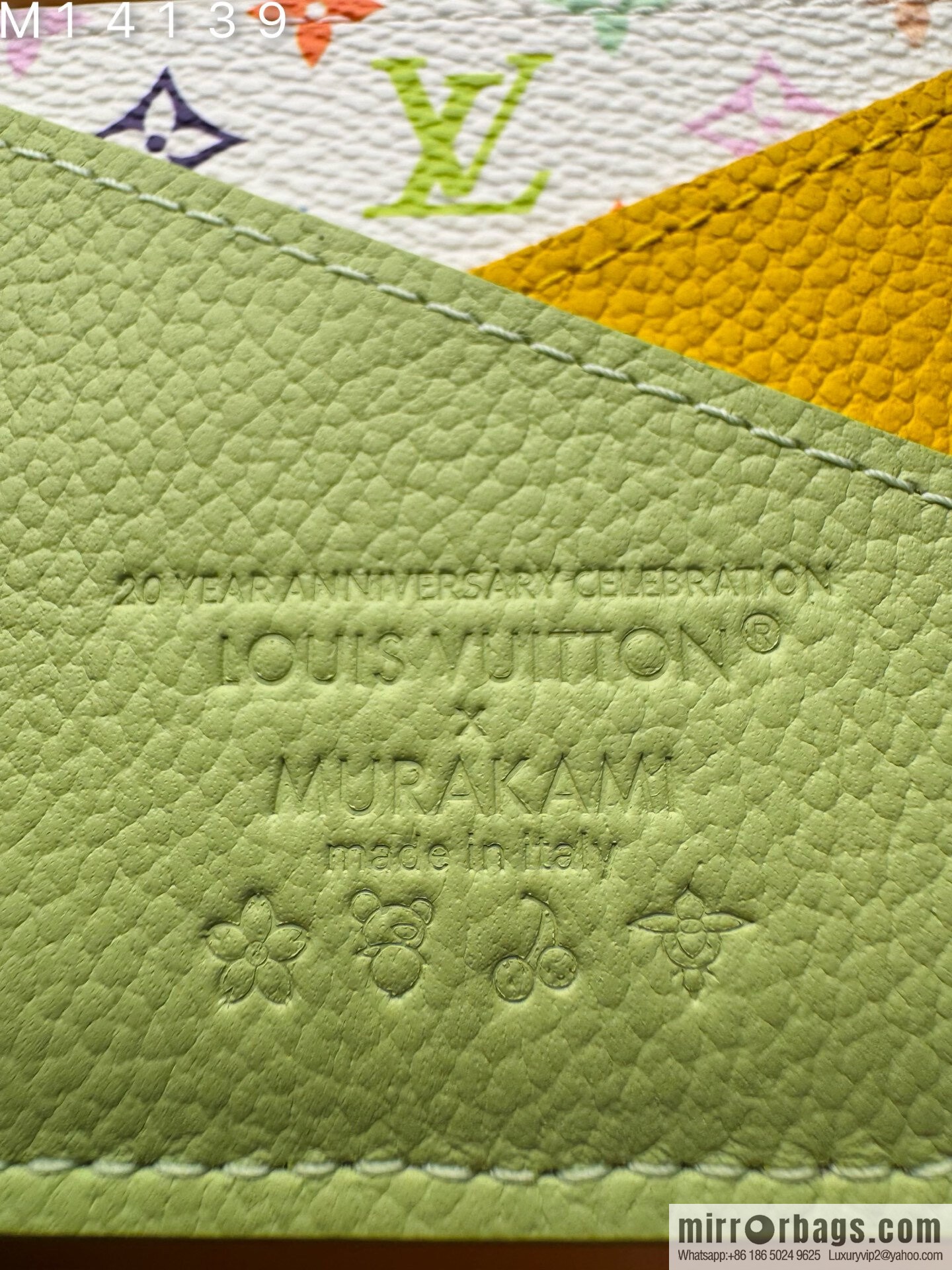 LV M14139 LV x TM Cris-Cross Card Holder
