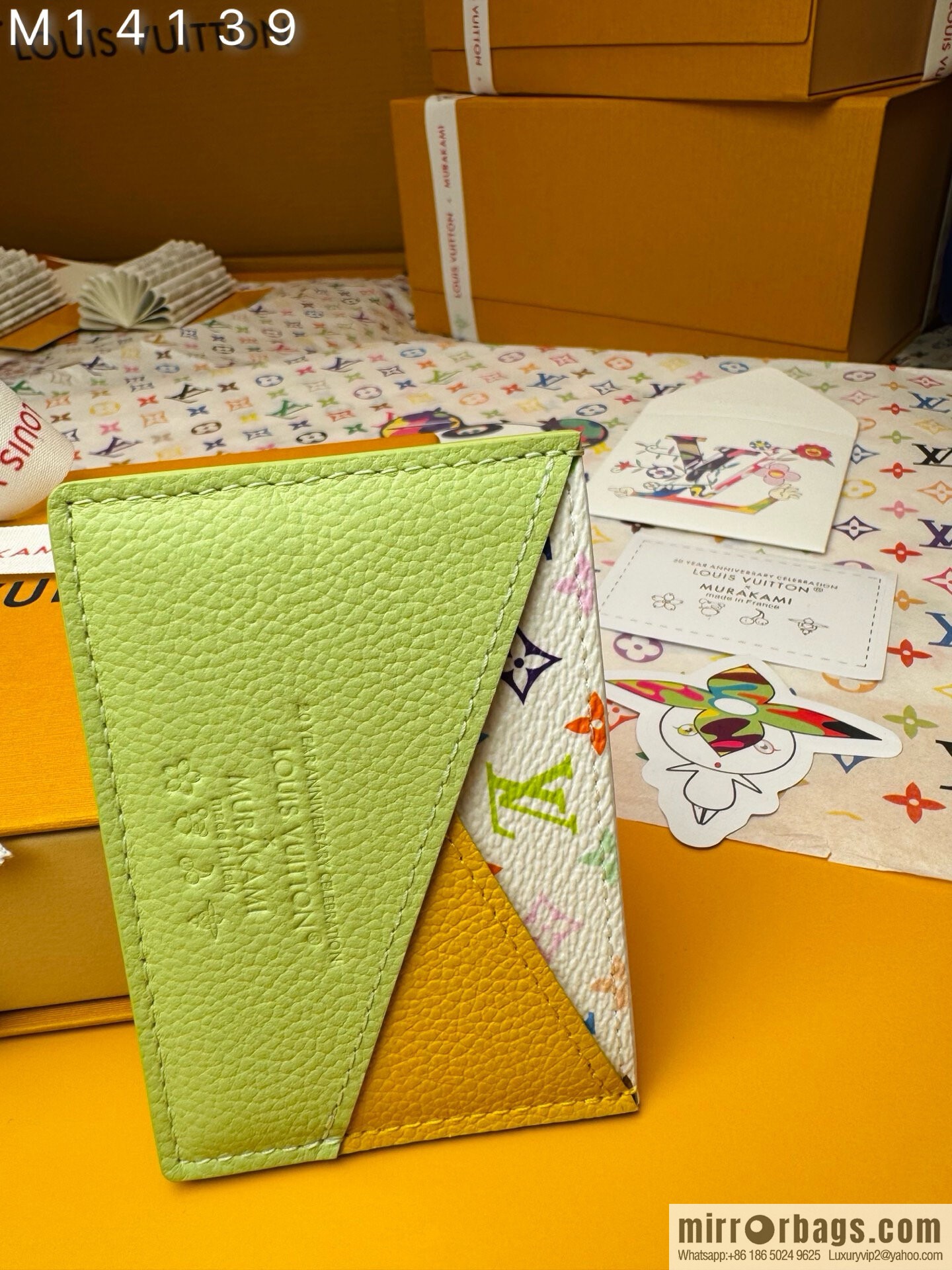 LV M14139 LV x TM Cris-Cross Card Holder