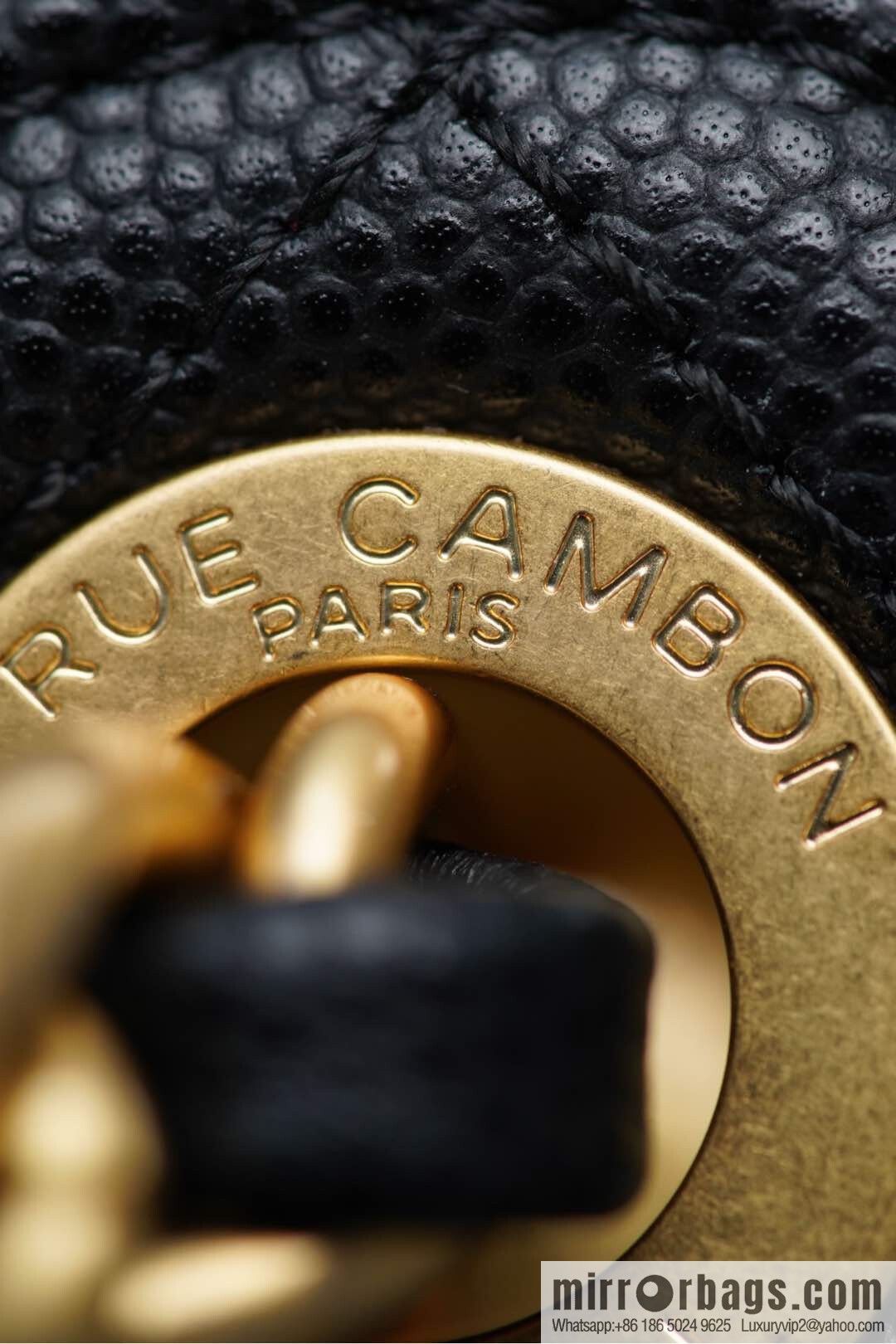 ππ‘ππ§ππ₯ πππ¬ π‘π¨ππ¨ πππ Drawstring Bucket Bag, Black Gold Caviar, Large βοΈ AS5311