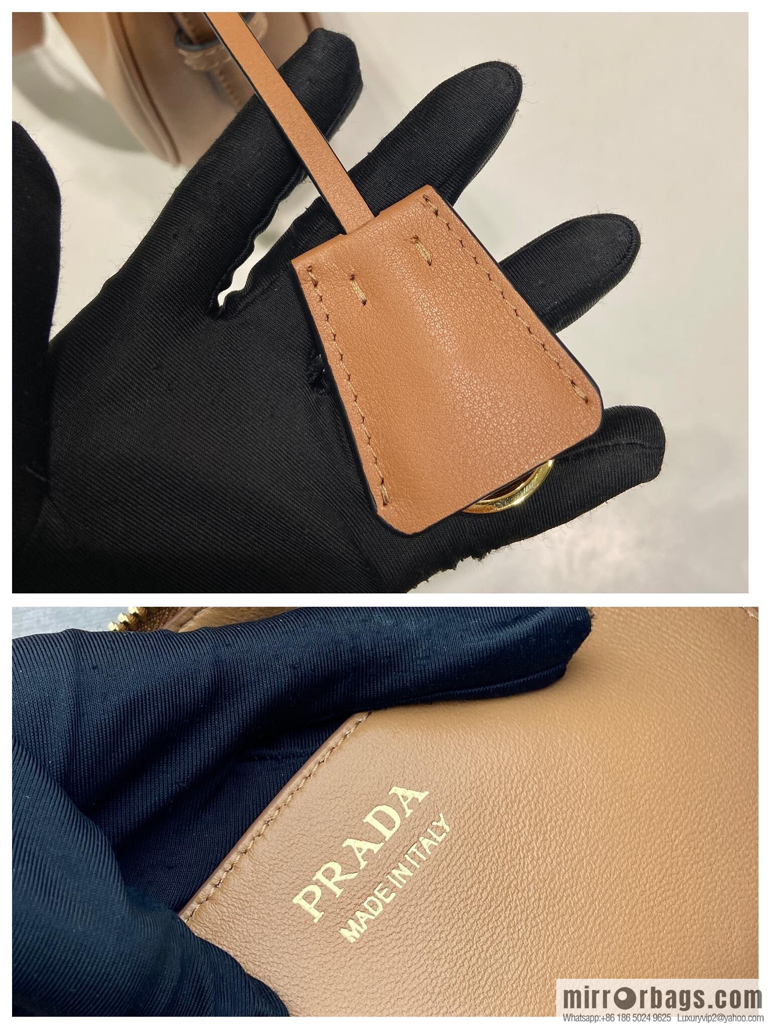 PRADA 🎉 New 🎉 1BC255 Underarm Bag 🎉🎉 Caramel