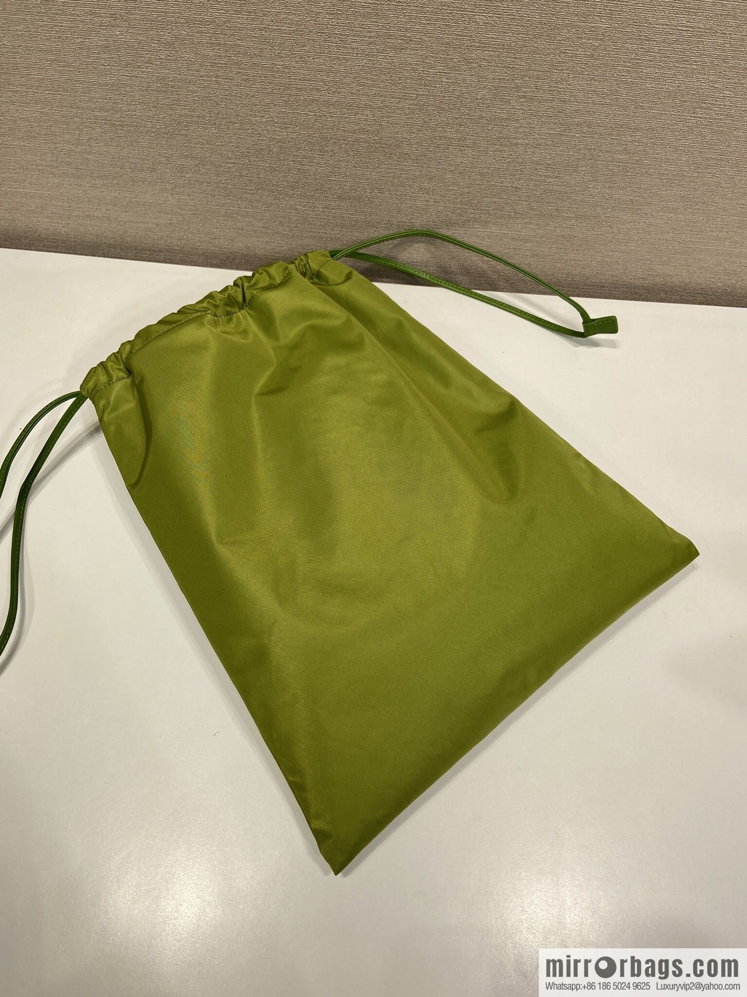 PRADA 🎉 new handbag 🎉 1NK001 drawstring pouch 🎉 green