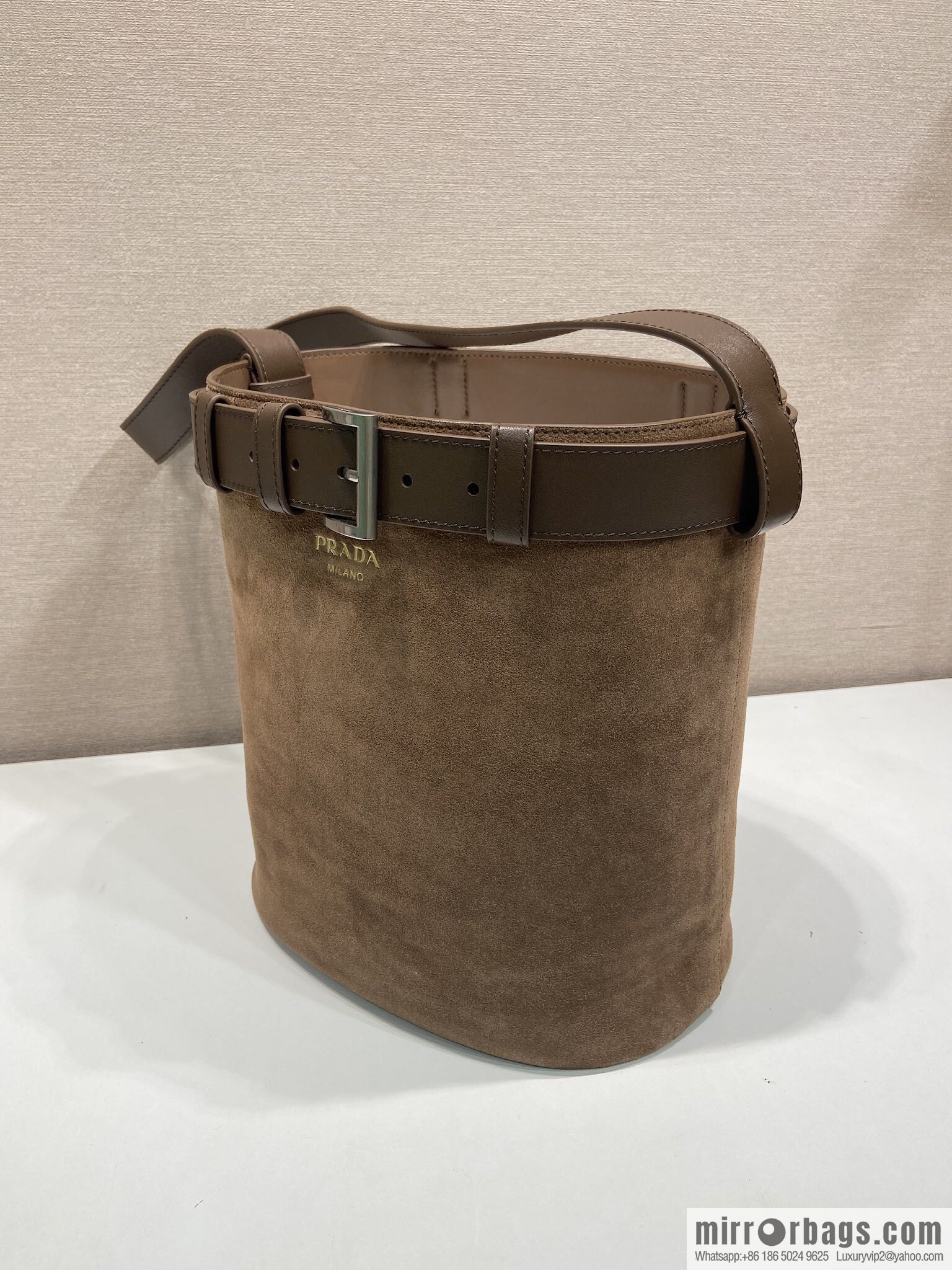 PRADA 🎉 new bucket bag 🎉 1BE085 suede🎉🎉