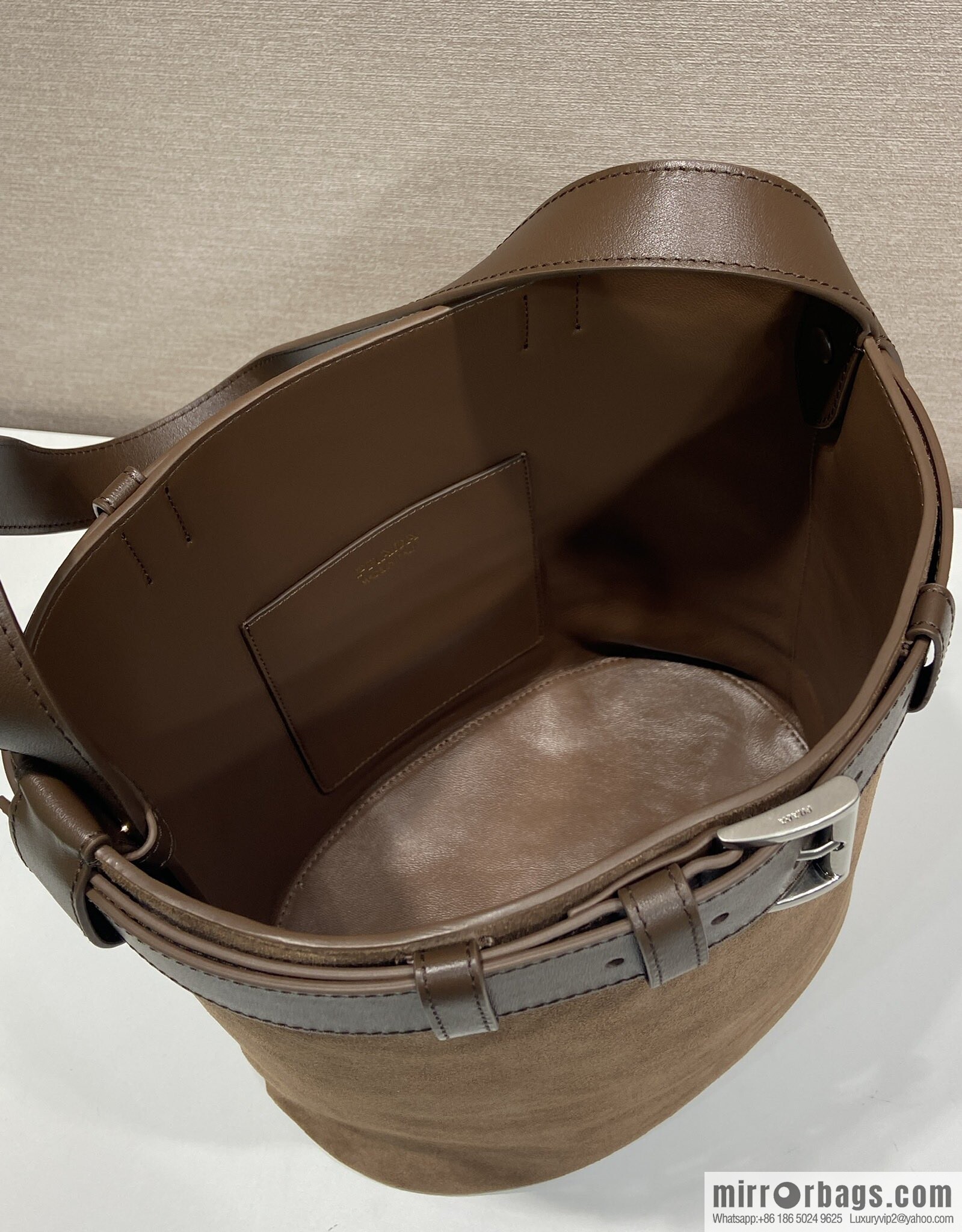 PRADA 🎉 new bucket bag 🎉 1BE085 suede🎉🎉