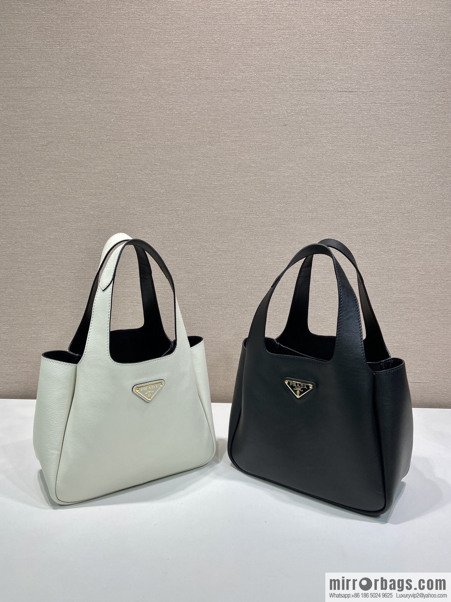 PRADA 🎉 new basket 🎉 1BG542 cowhide 🎉🎉 white