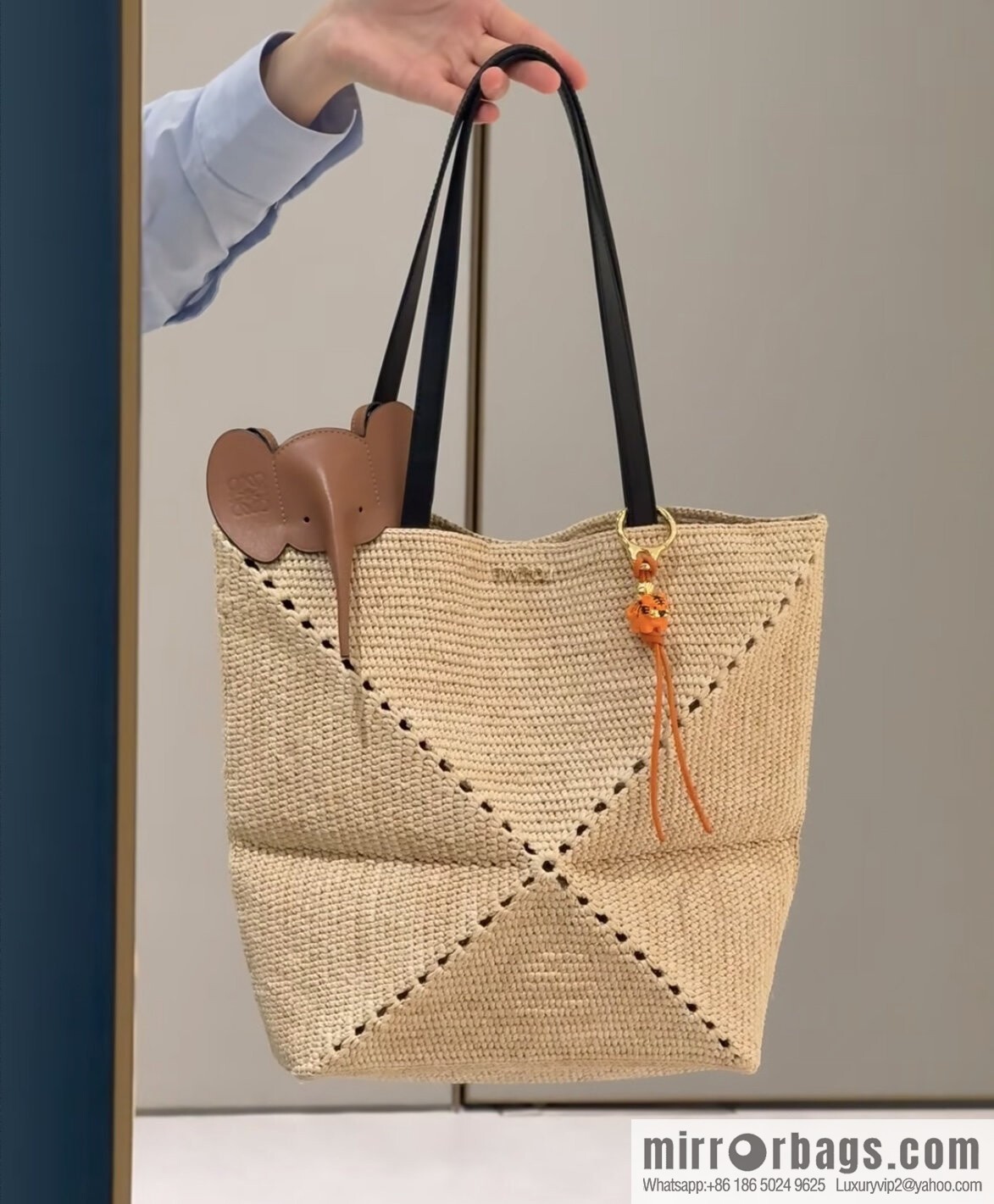 LOEWE Puzzle Folding tote