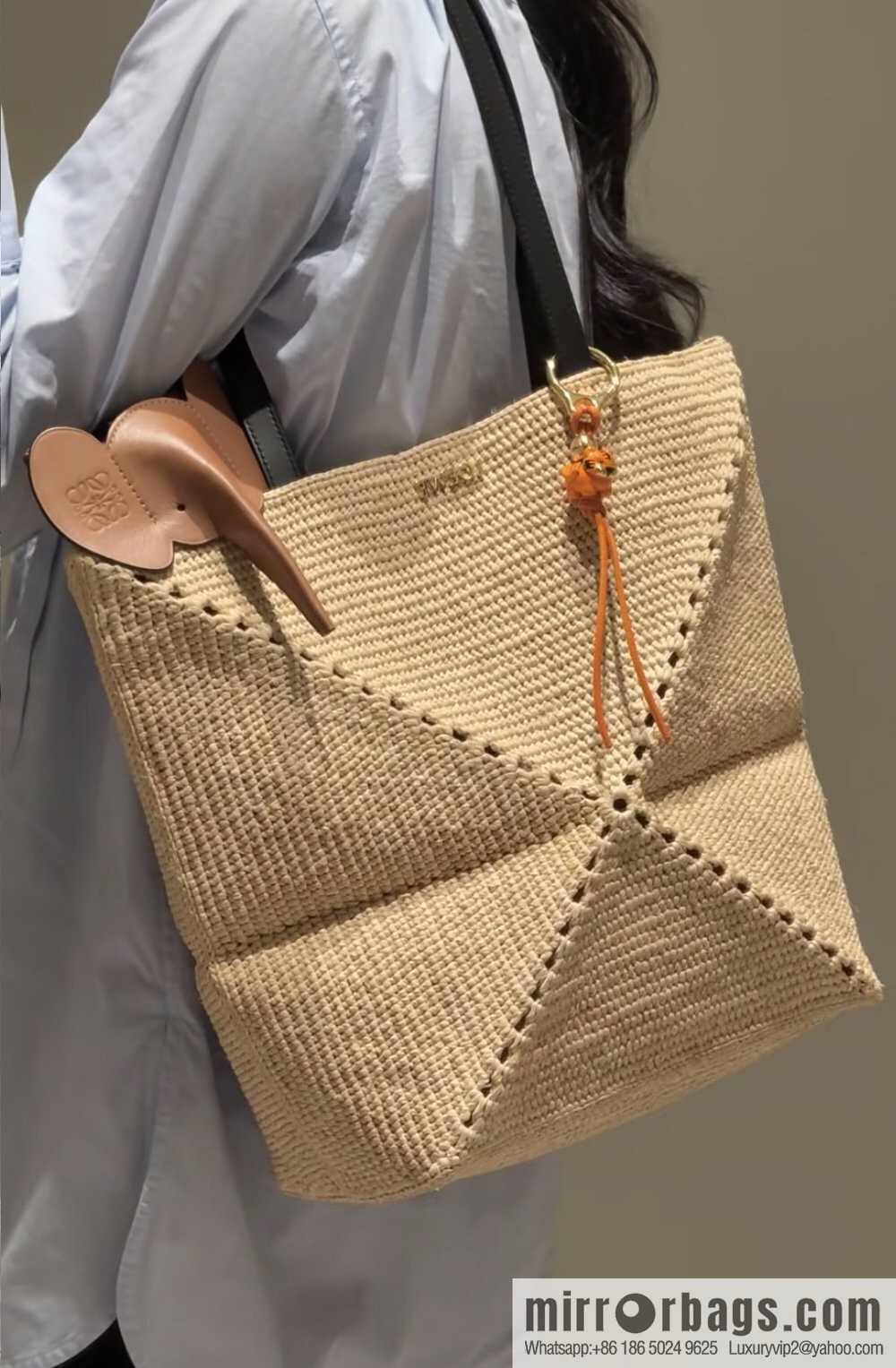 LOEWE Puzzle Folding tote