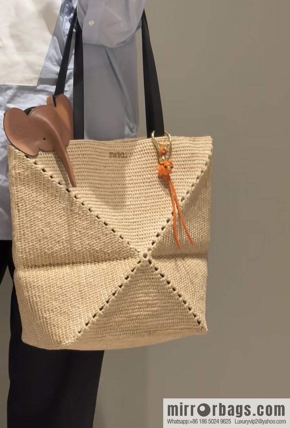 LOEWE Puzzle Folding tote