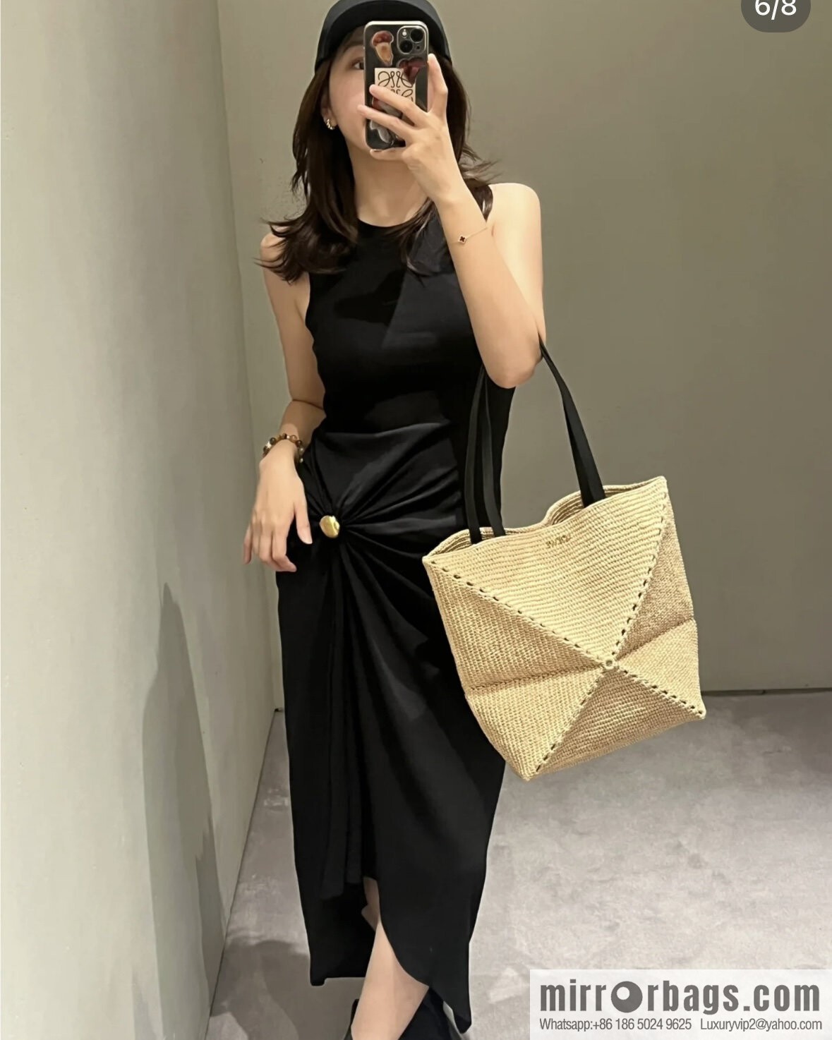 LOEWE Puzzle Folding tote