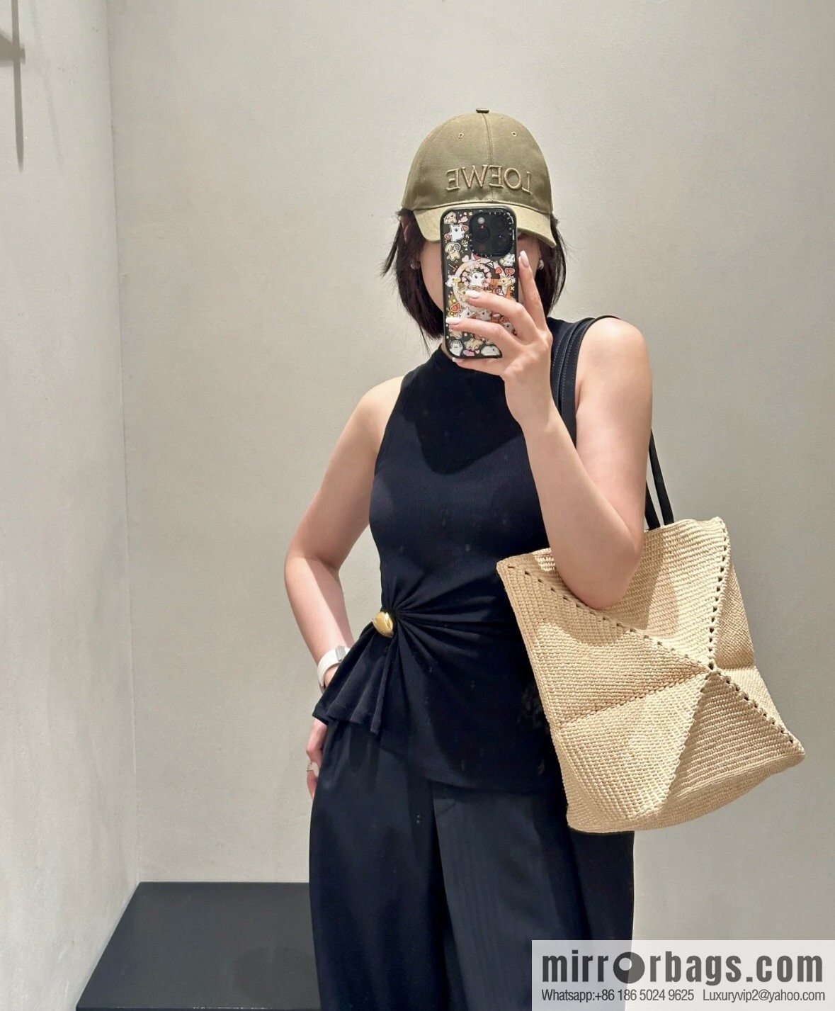 LOEWE Puzzle Folding tote