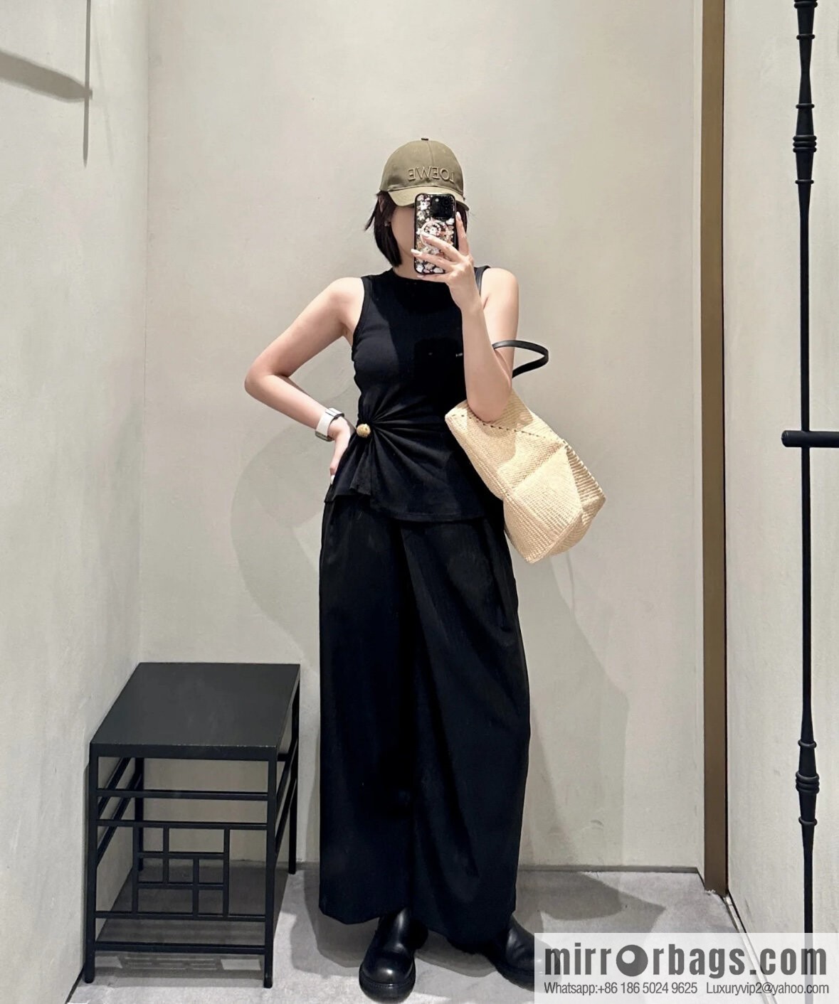 LOEWE Puzzle Folding tote