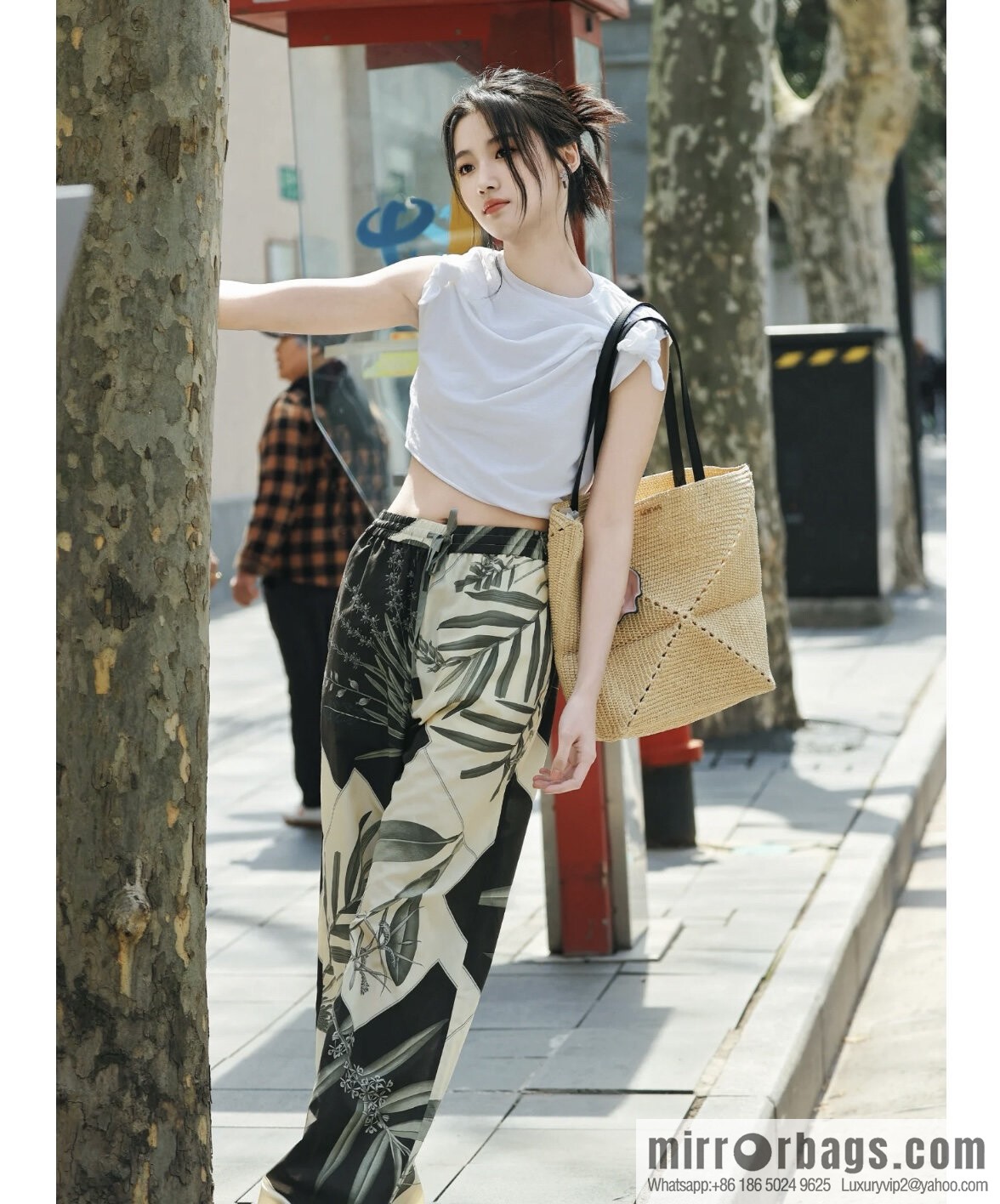 LOEWE Puzzle Folding tote