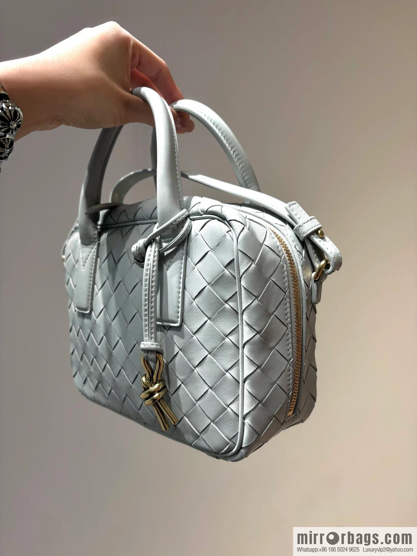 BV S Getaway Handbag 776736 Agate Grey
