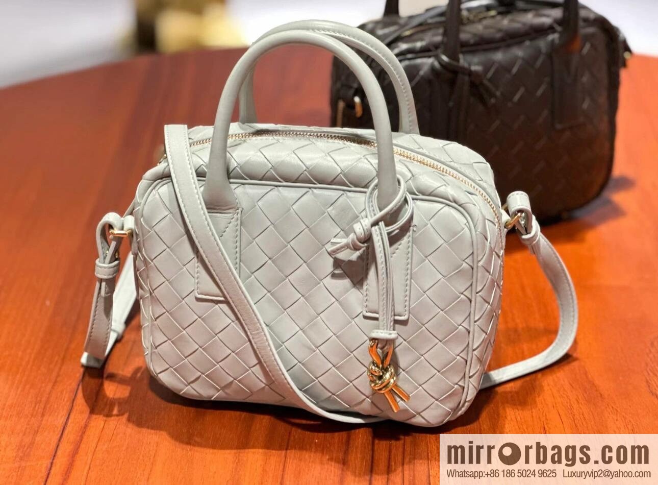BV S Getaway Handbag 776736 Agate Grey