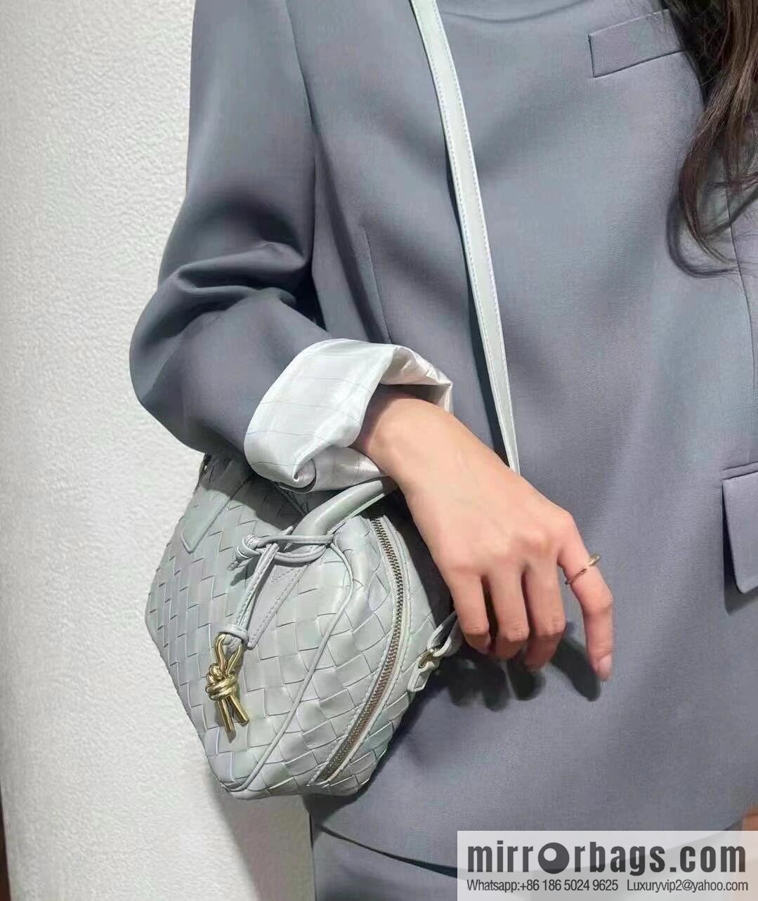 BV S Getaway Handbag 776736 Agate Grey