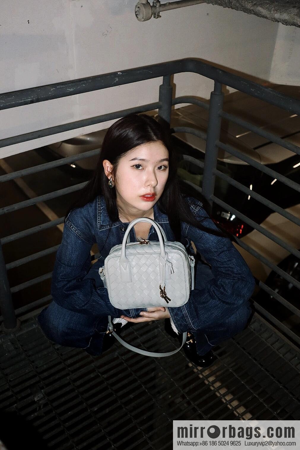 BV S Getaway Handbag 776736 Agate Grey