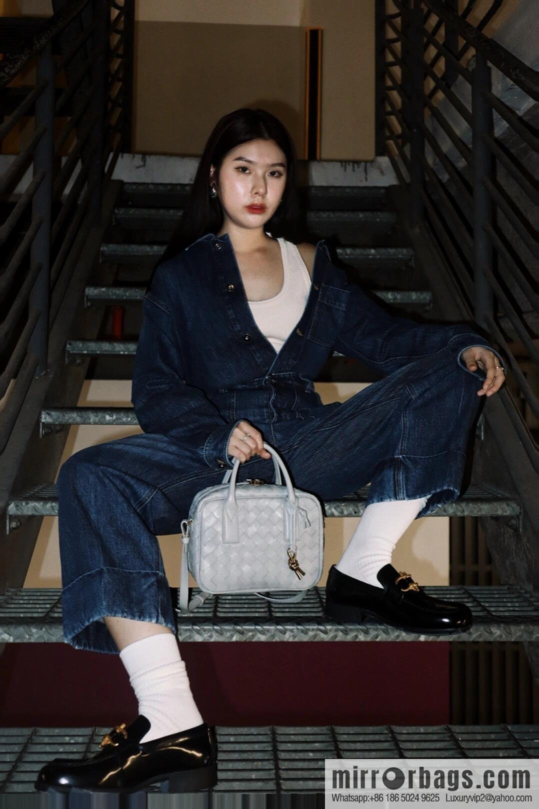 BV S Getaway Handbag 776736 Agate Grey