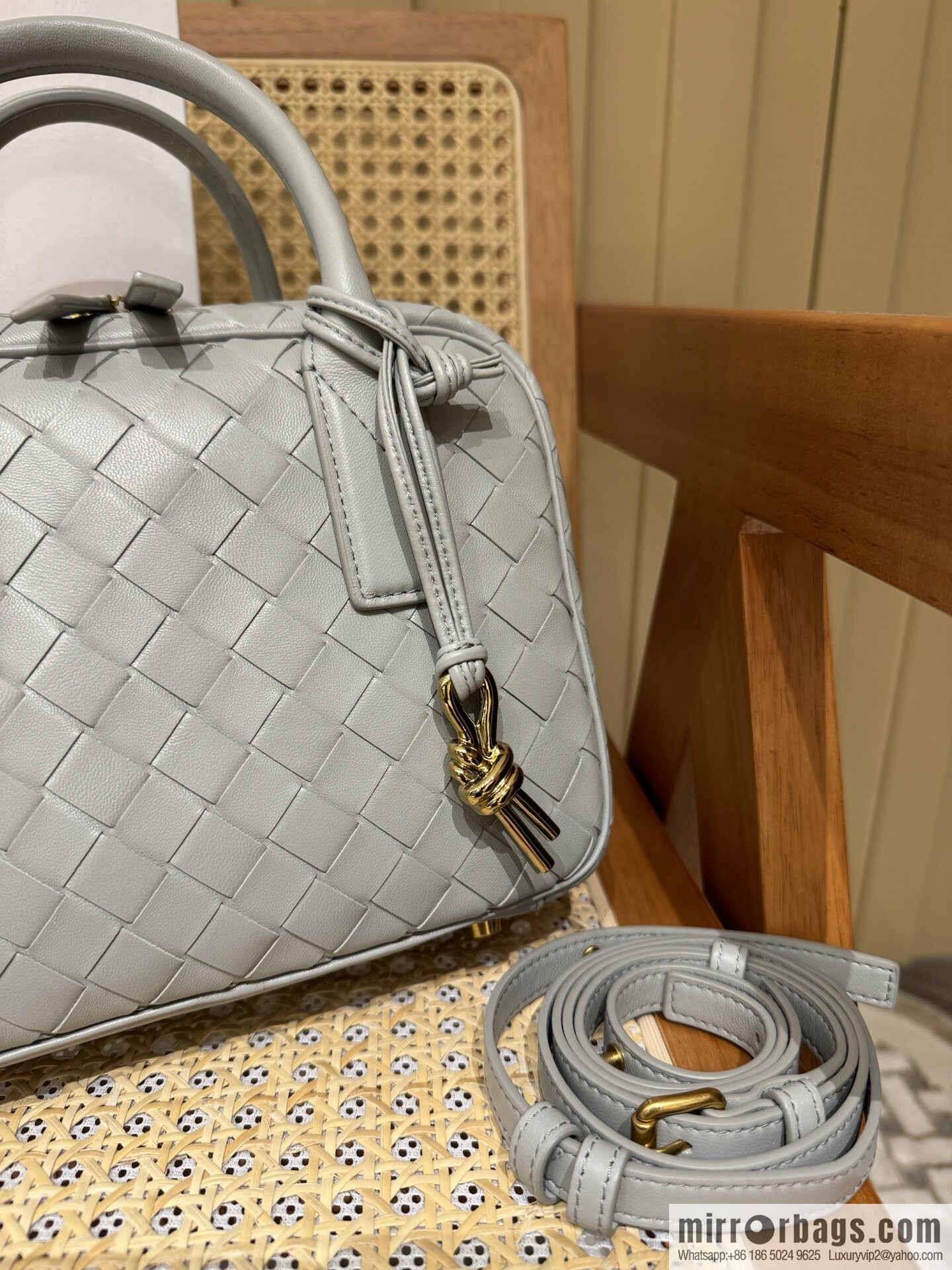 BV S Getaway Handbag 776736 Agate Grey