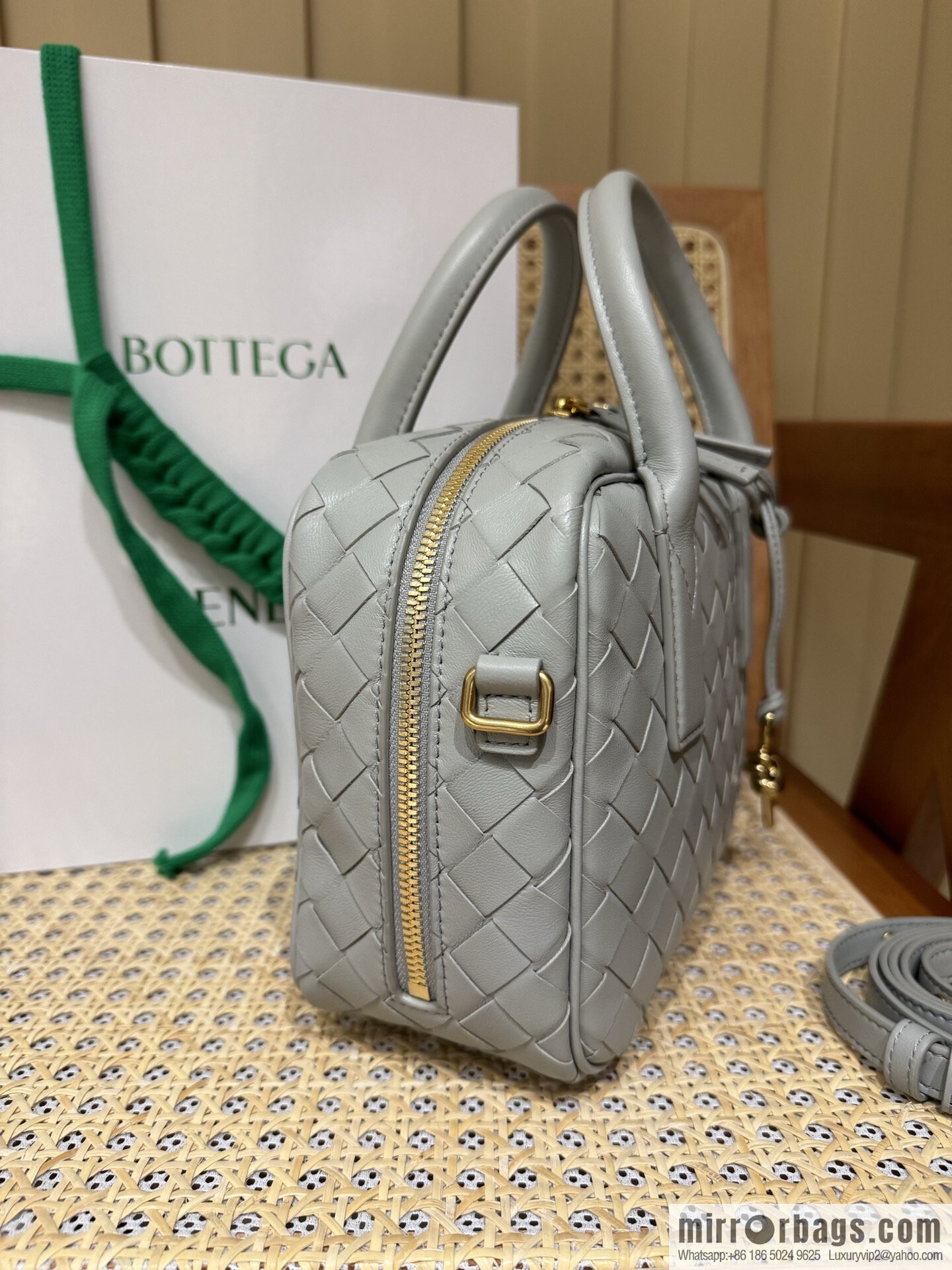 BV S Getaway Handbag 776736 Agate Grey