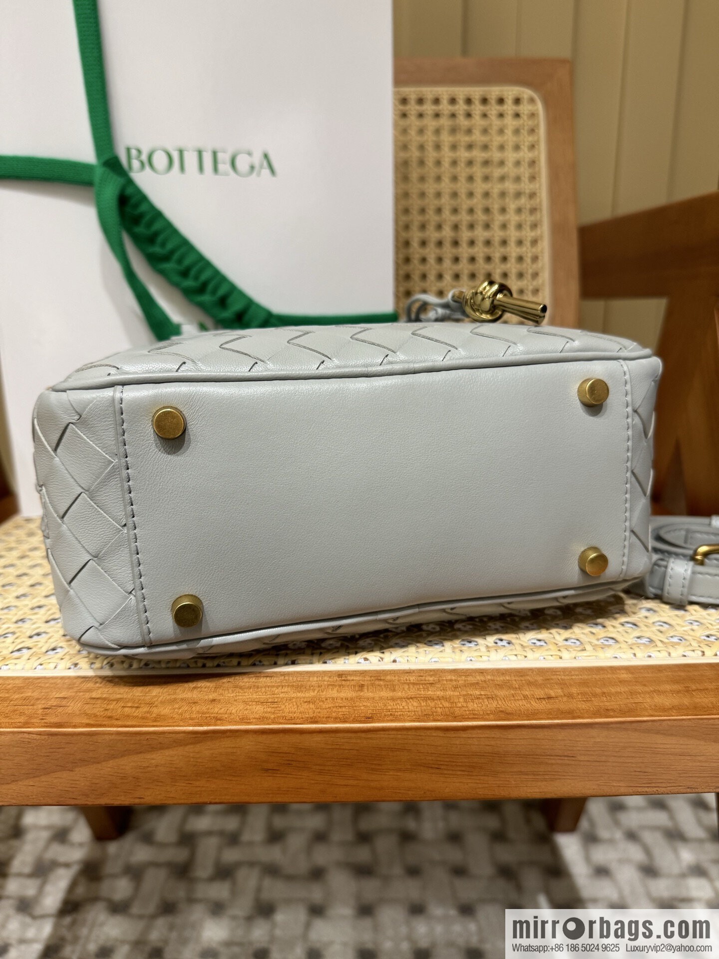BV S Getaway Handbag 776736 Agate Grey