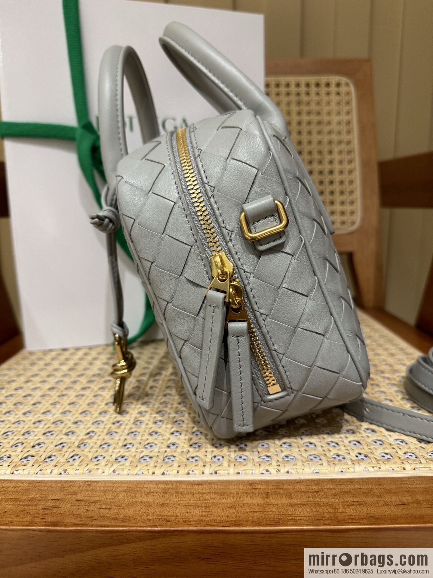 BV S Getaway Handbag 776736 Agate Grey