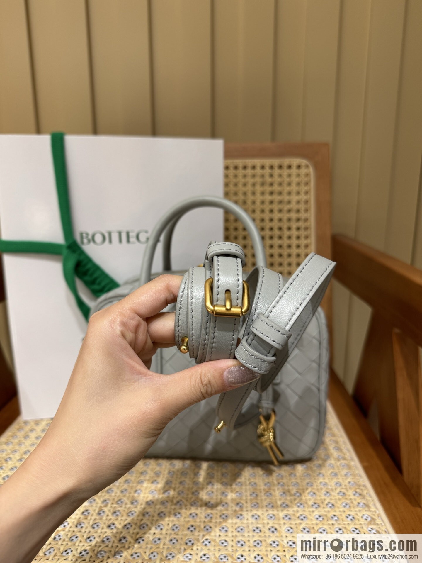 BV S Getaway Handbag 776736 Agate Grey