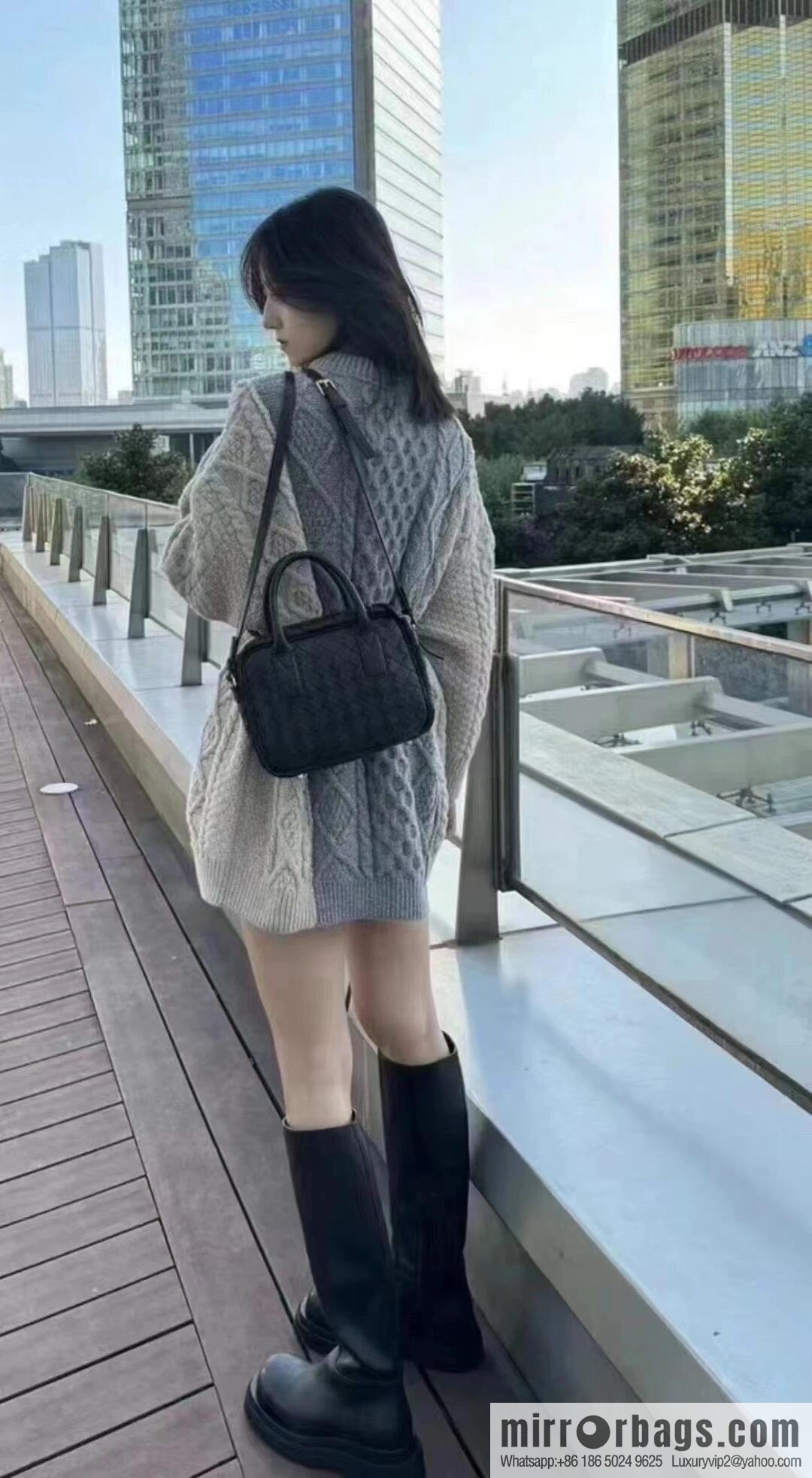 BV Small Getaway Handbag 776736 Black
