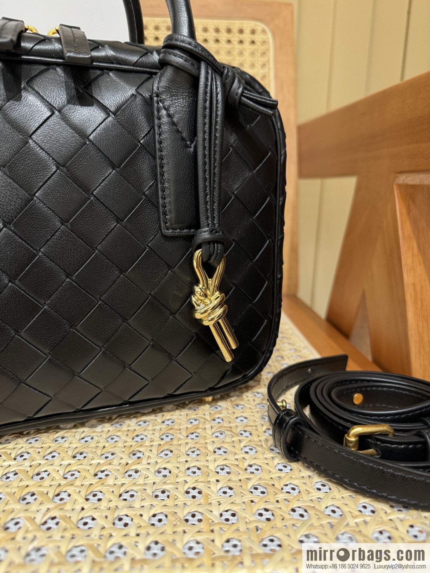 BV Small Getaway Handbag 776736 Black