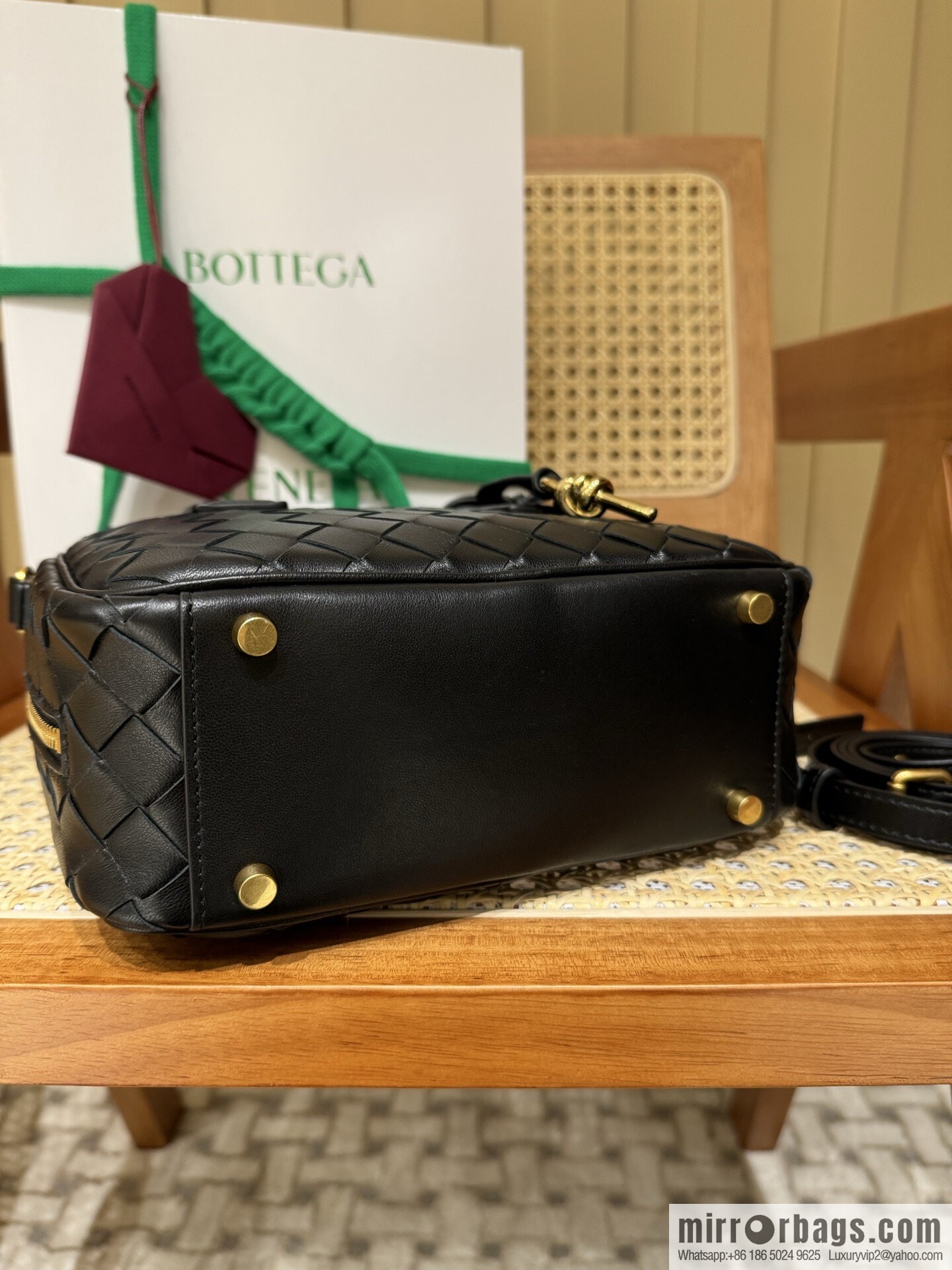 BV Small Getaway Handbag 776736 Black