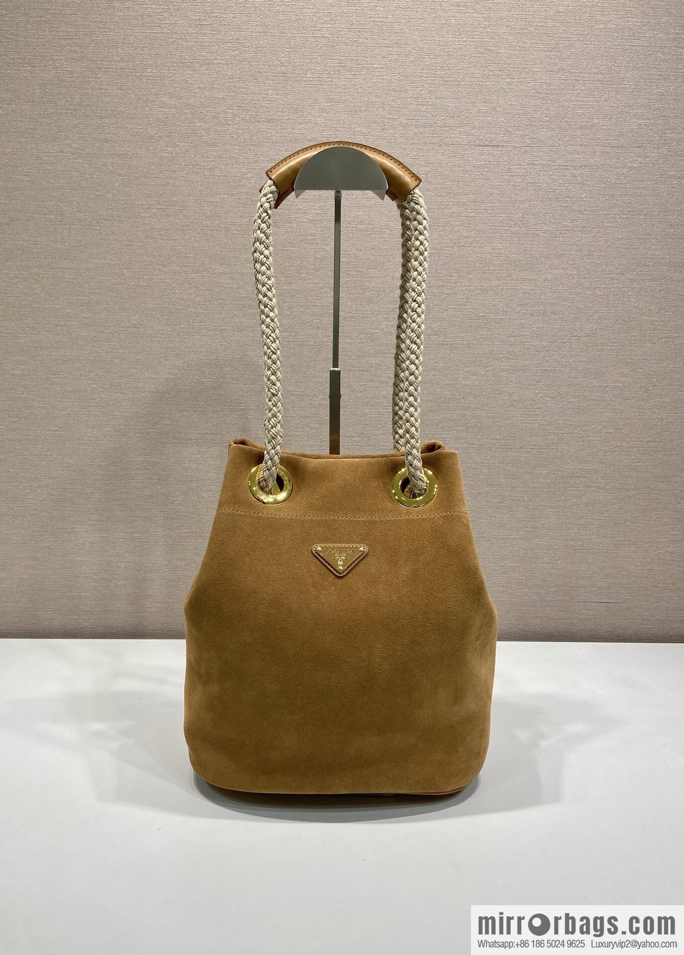 PRADA 🎉 new bucket bag 🎉 1BE082 suede🎉🎉