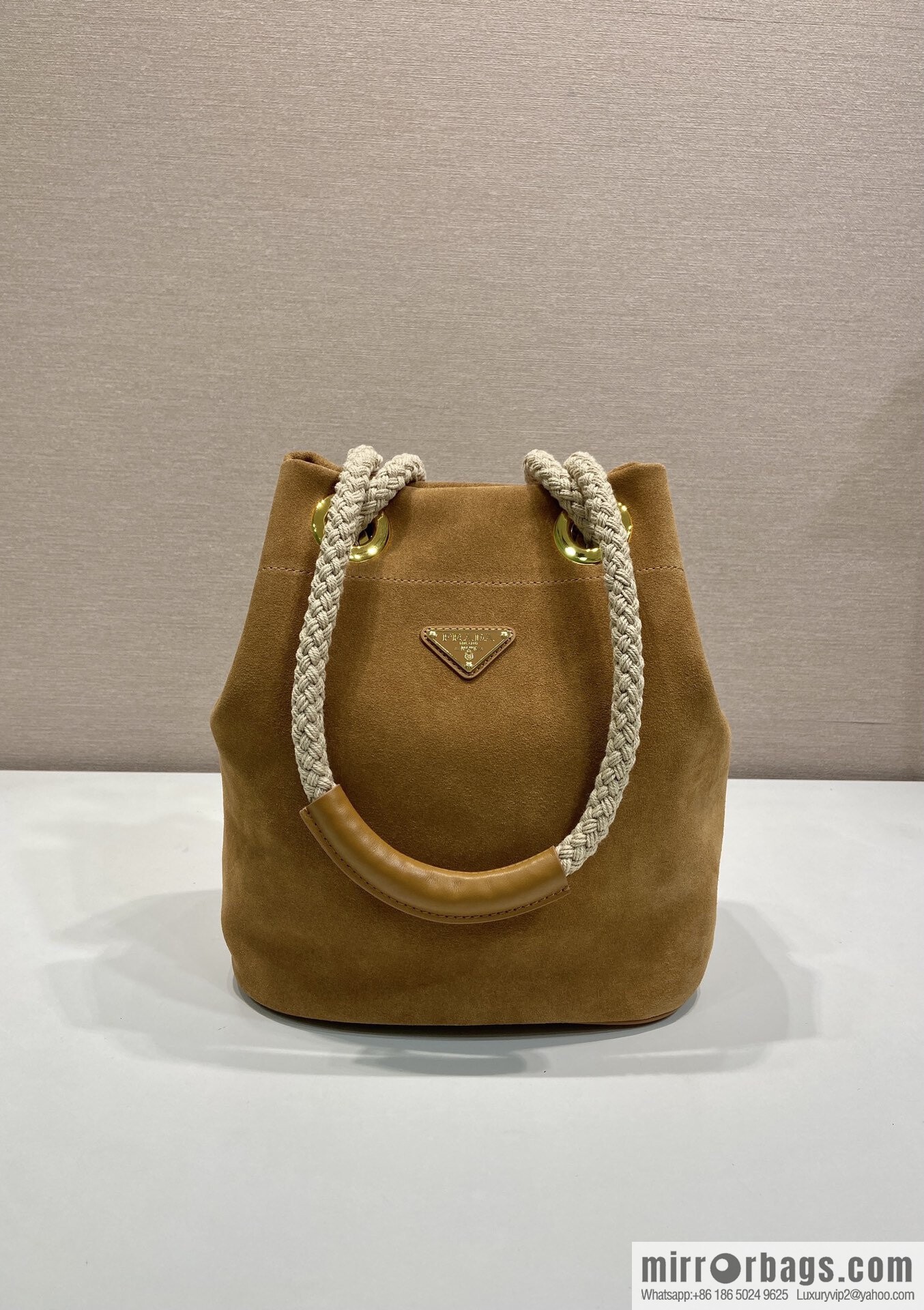 PRADA 🎉 new bucket bag 🎉 1BE082 suede🎉🎉