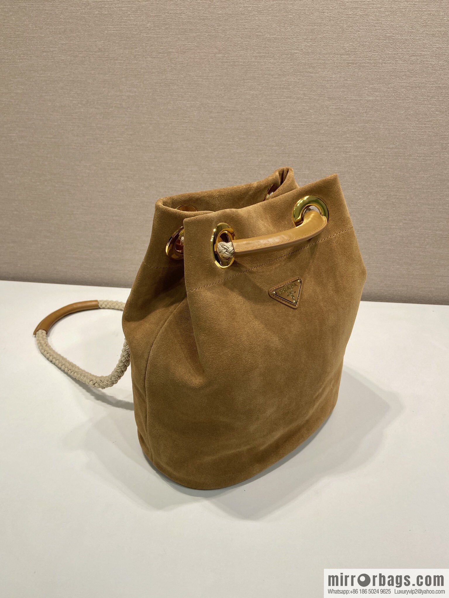 PRADA 🎉 new bucket bag 🎉 1BE082 suede🎉🎉