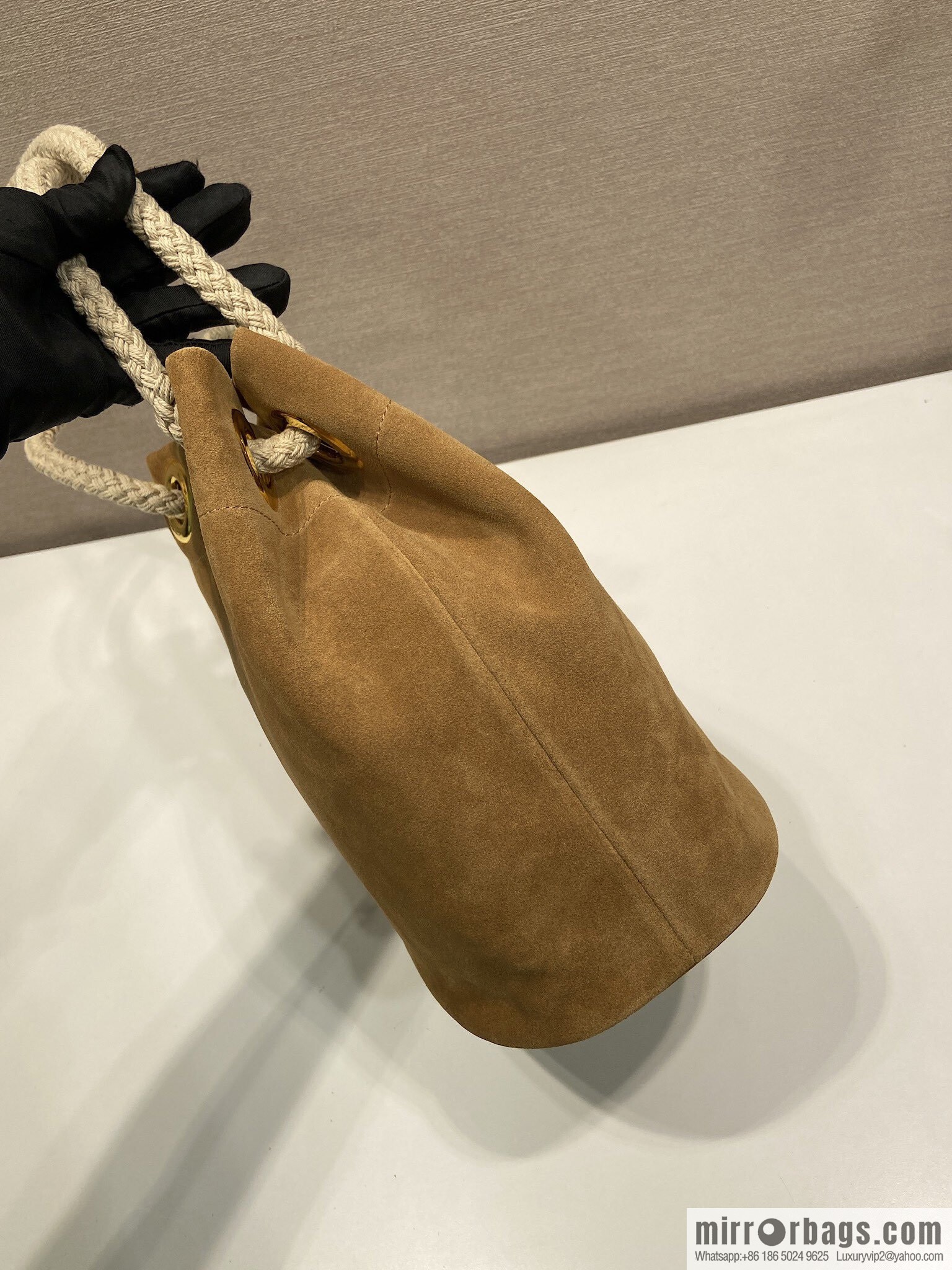 PRADA 🎉 new bucket bag 🎉 1BE082 suede🎉🎉