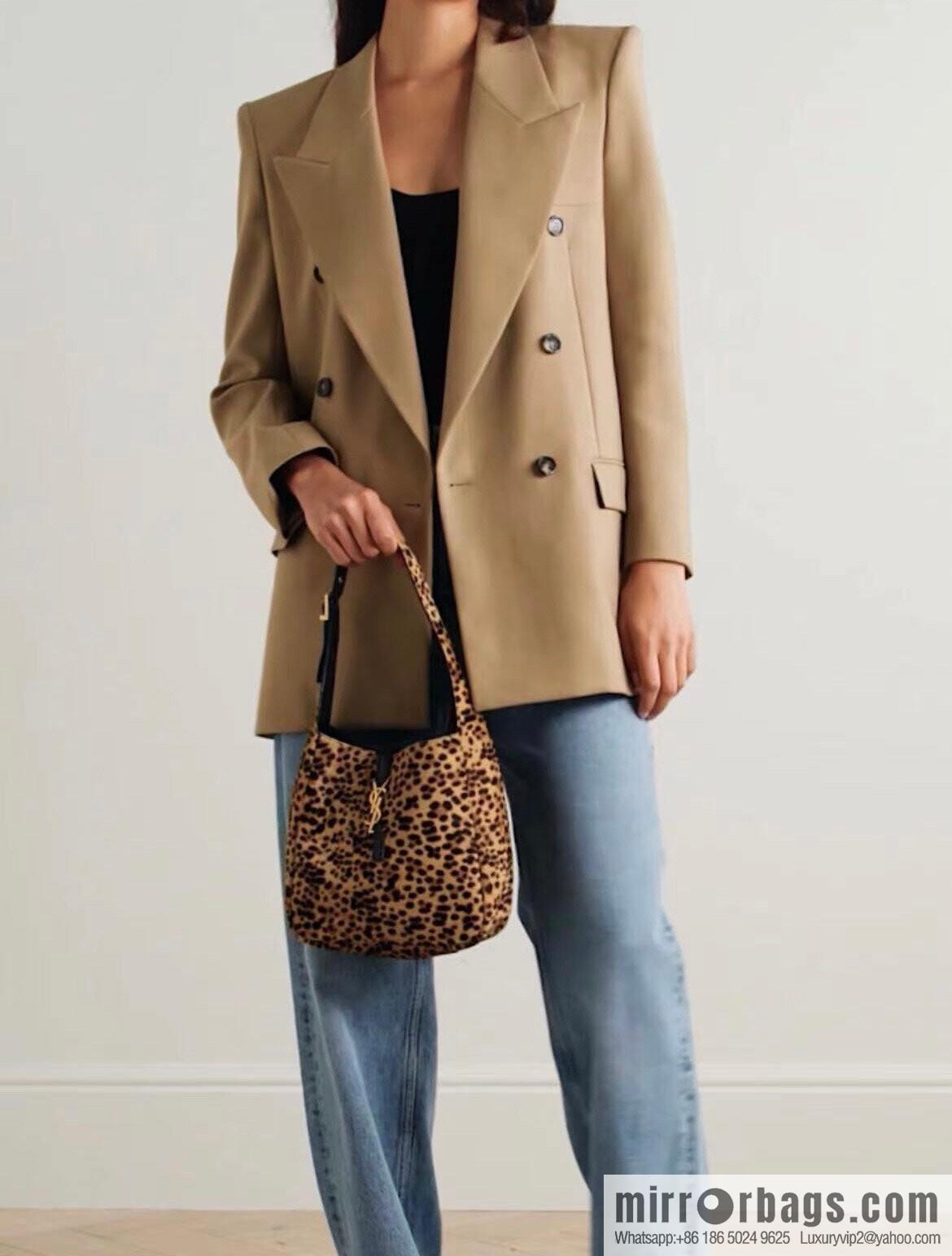 YSL 𝗛𝗢𝗕𝗢 ♡ leopard print, medieval underarm bag 713938