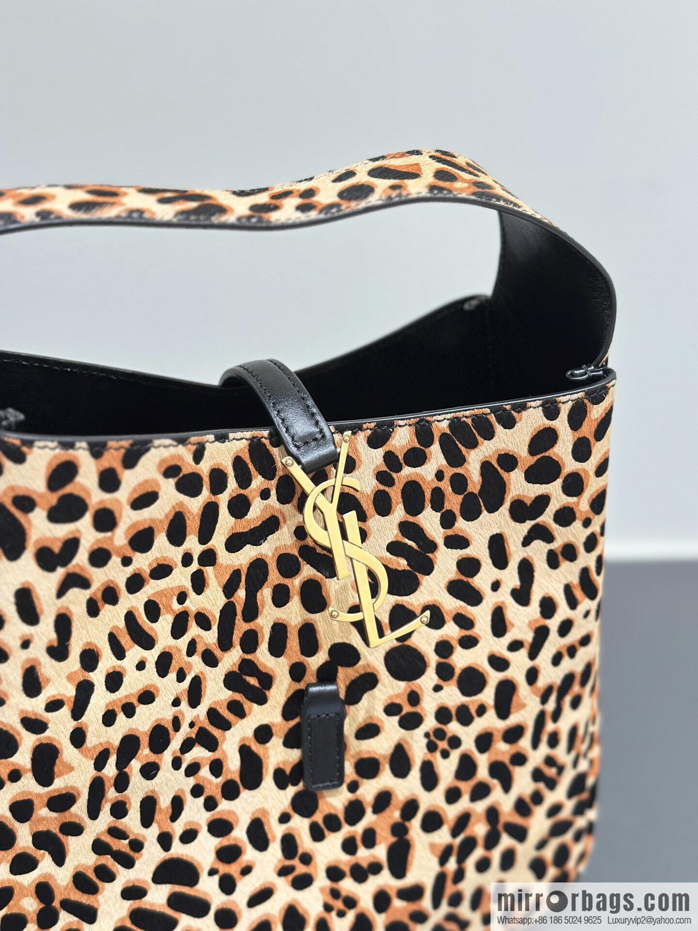YSL 𝗛𝗢𝗕𝗢 ♡ leopard print, medieval underarm bag 713938