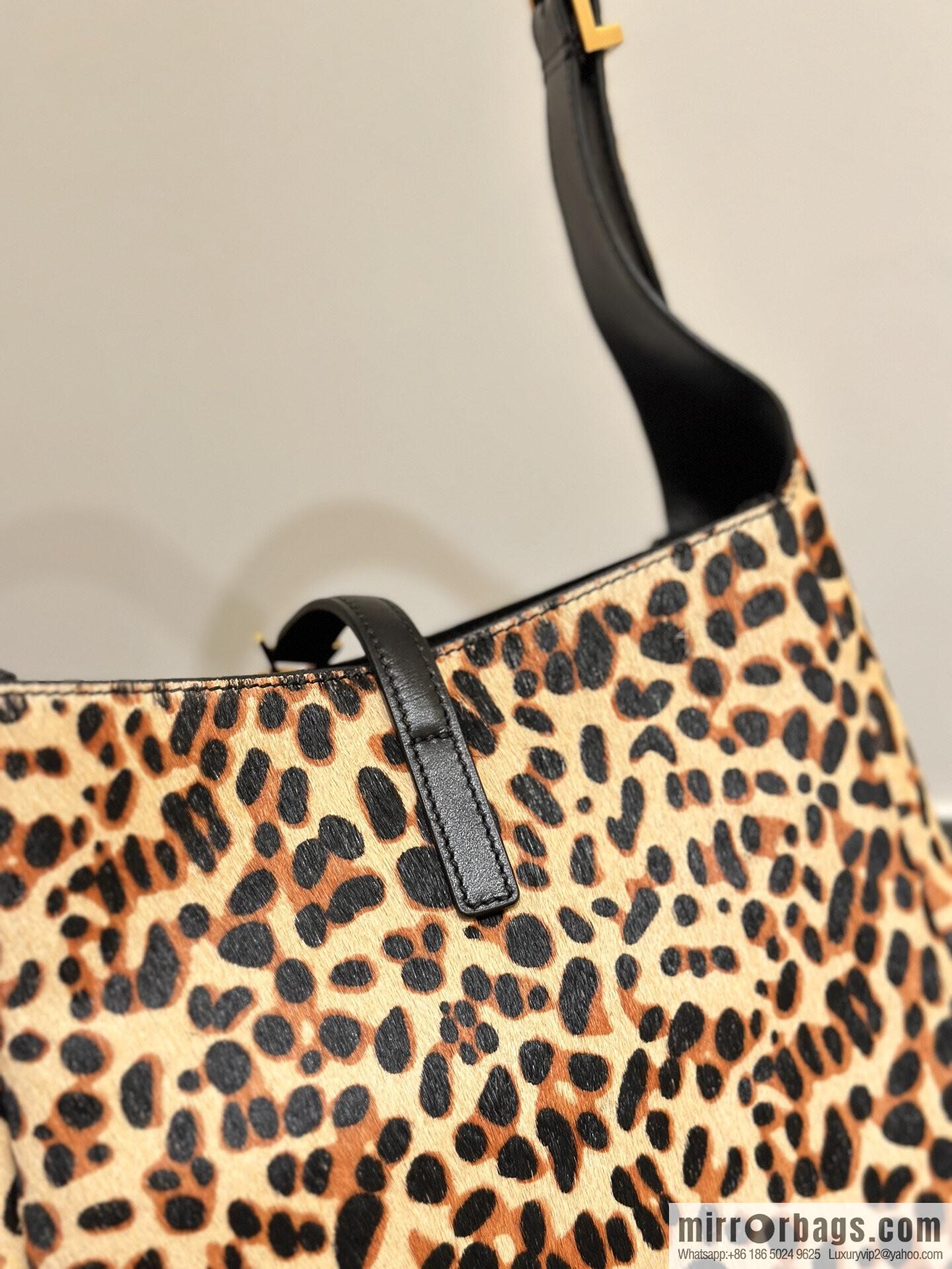 YSL 𝗛𝗢𝗕𝗢 ♡ leopard print, medieval underarm bag 713938