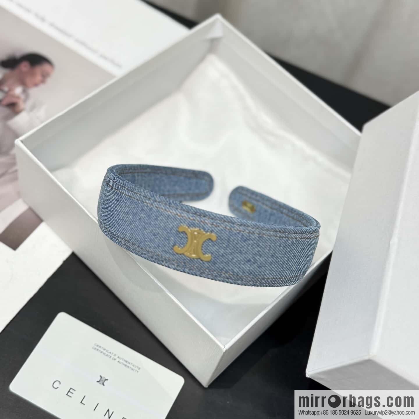 ❗️New ❗️ ☀️ new ☑️ Celine denim headband ☀️