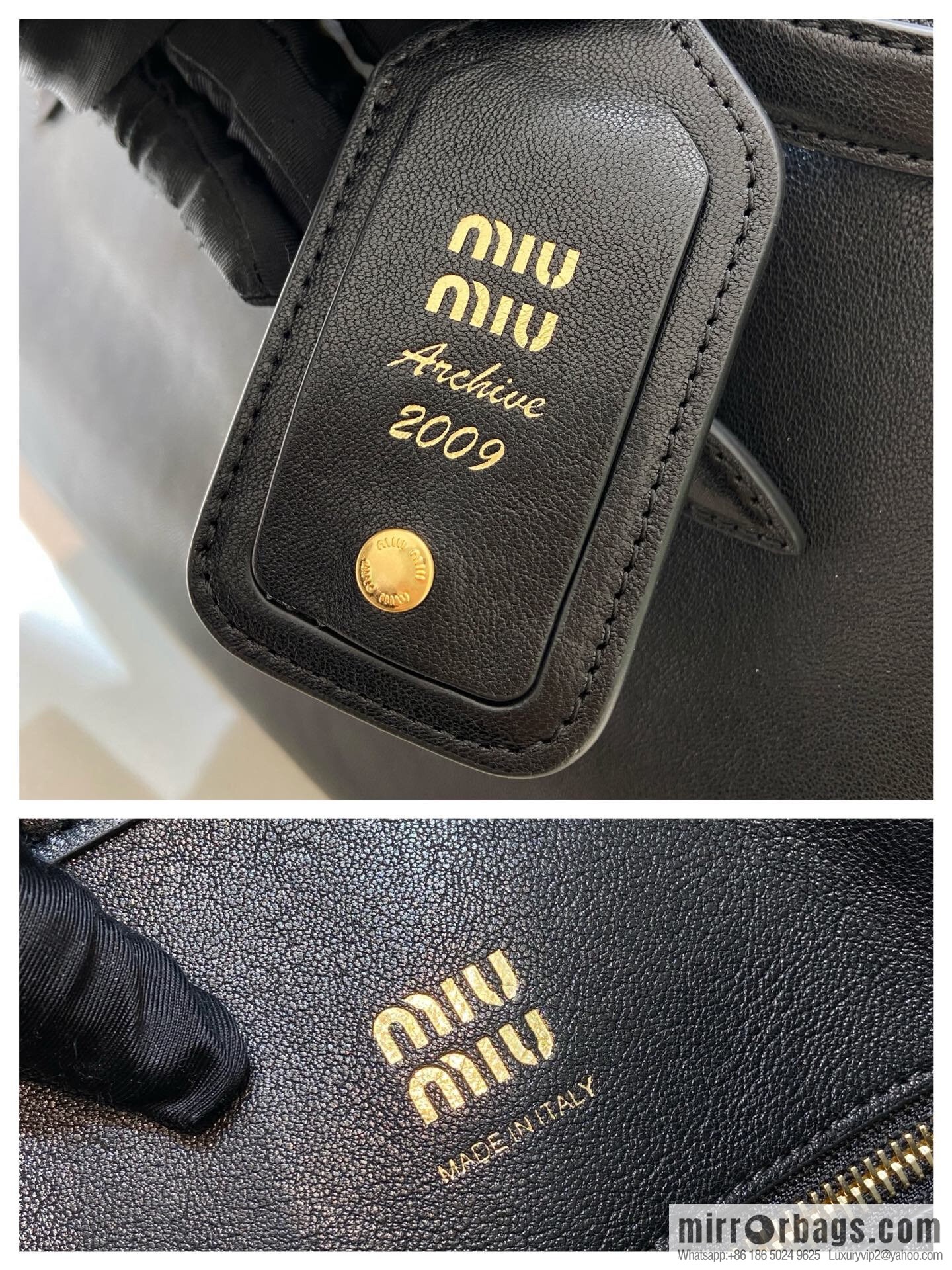MIUMIU Aventure handbag 💕 new 💕 5BG310 💕💕 black