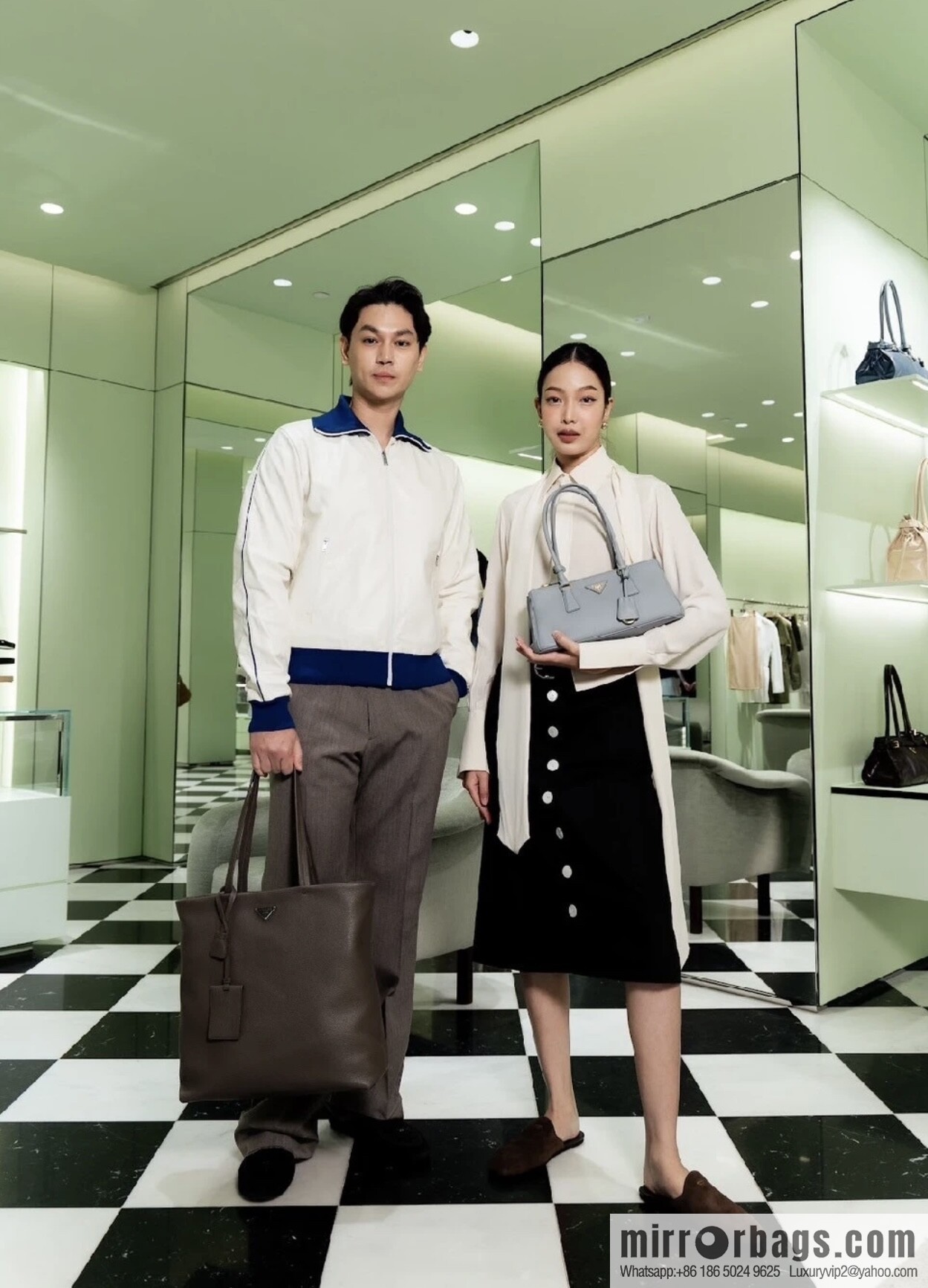 PRADA 🎉 new tote bag 🎉 2VG130 men's 🎉🎉 gray
