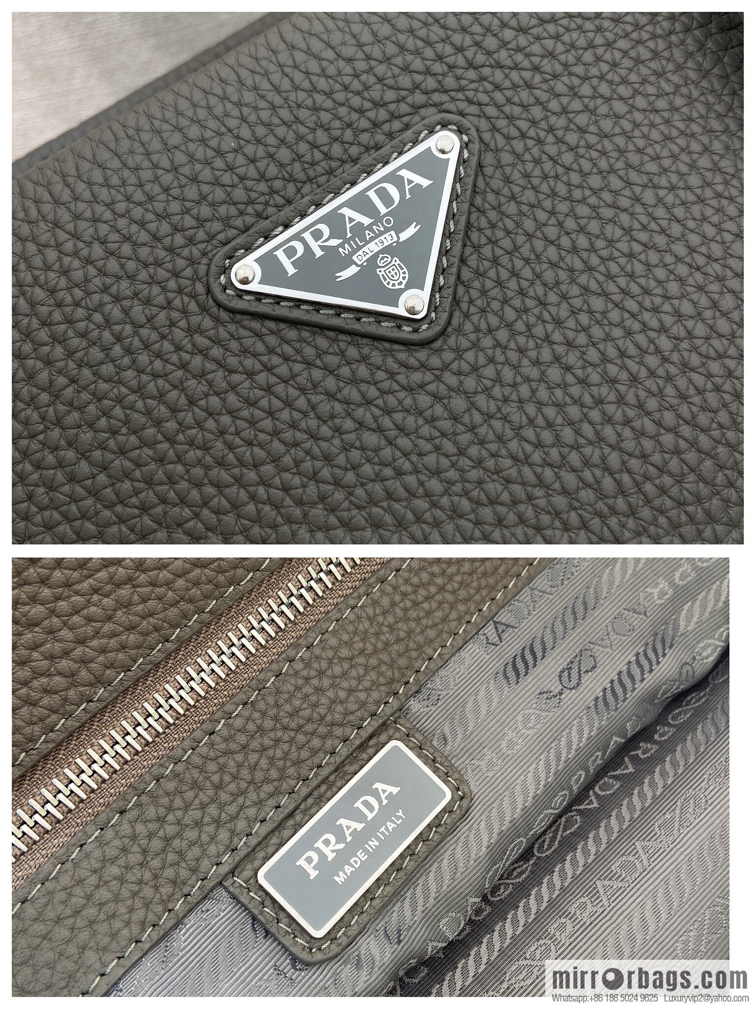 PRADA 🎉 new tote bag 🎉 2VG130 men's 🎉🎉 gray