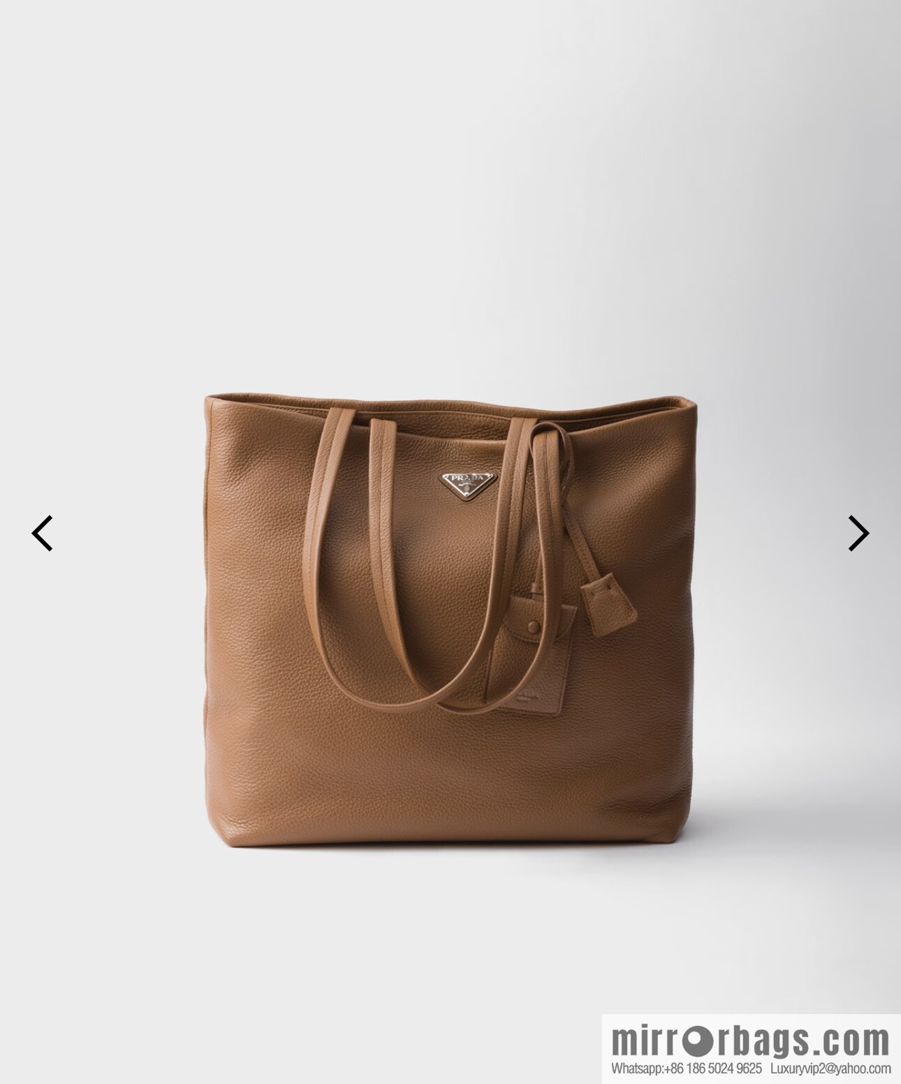 PRADA 🎉 new tote bag 🎉 2VG130 men's 🎉🎉 caramel color