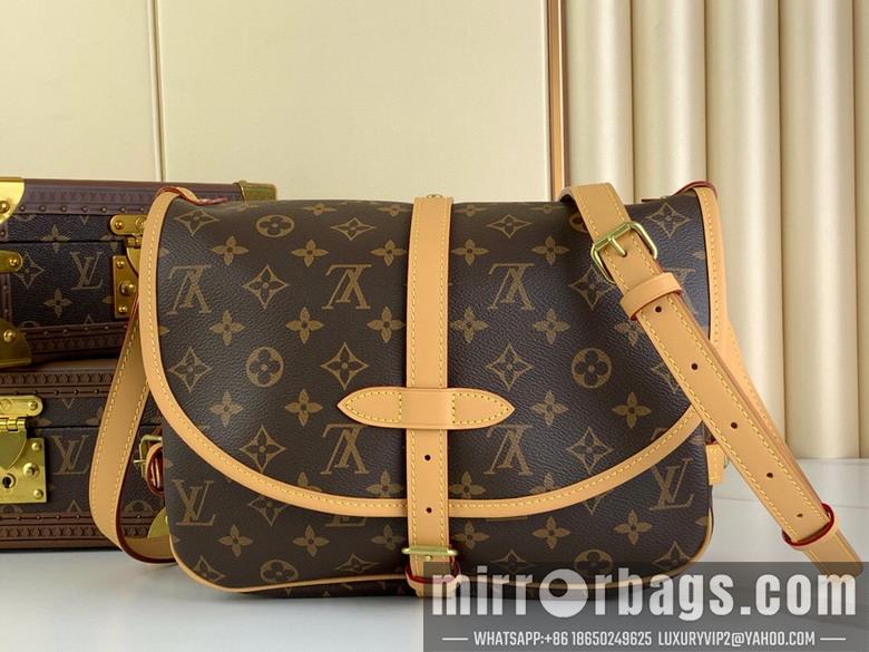 LV Replica Bags Saumur M40710 28x11x20cm gf